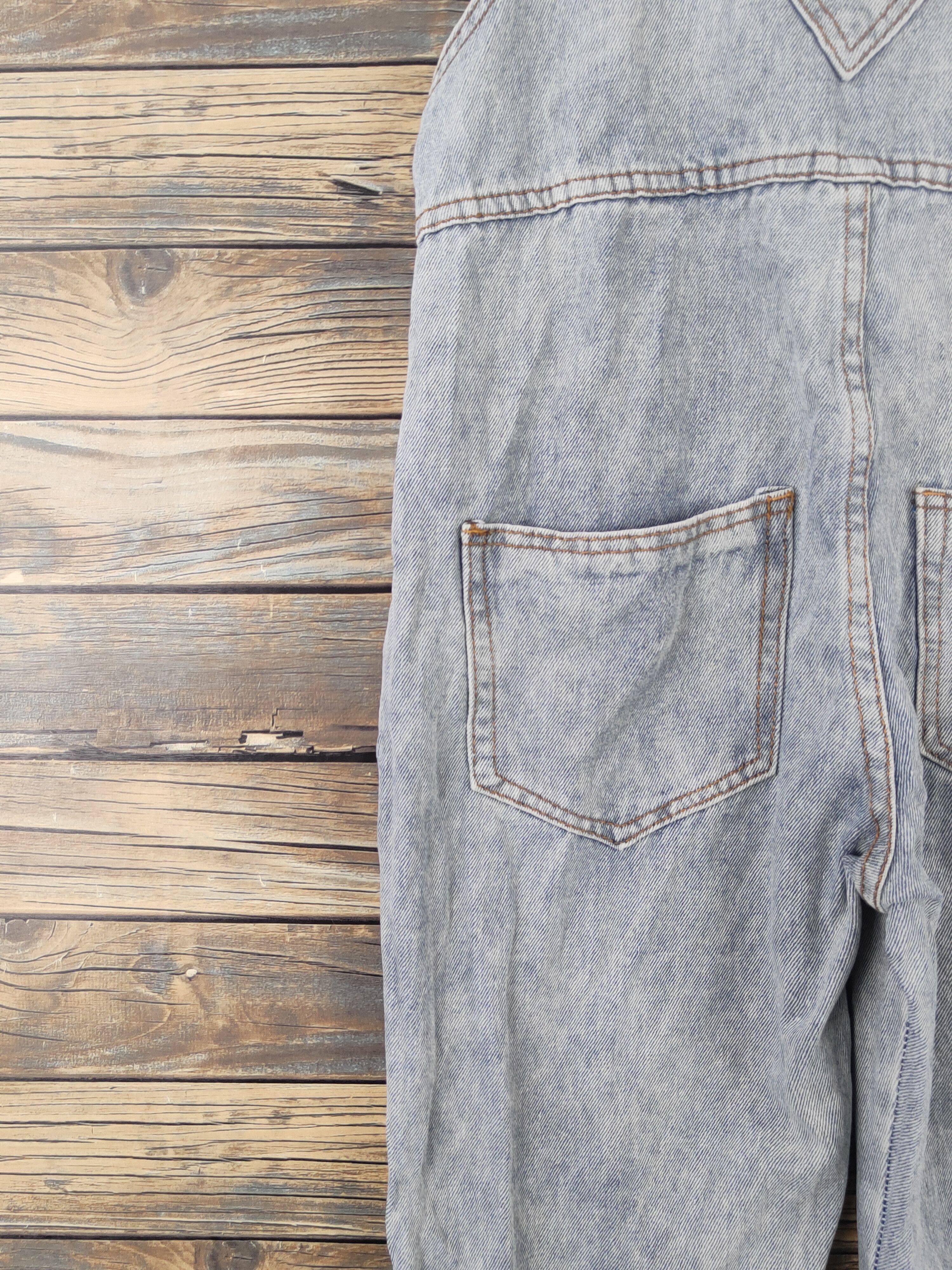 Japanese Brand × Vintage Vintage Japanese Brand Light Blue Denim Jumpsuits Size 30" / US 8 / IT 44 - 13 Thumbnail