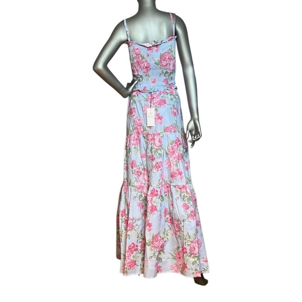 Other NWT WAYF Smock Tube Top and Maxi Tiered Skit Set Floral (011) Size XS / US 0-2 / IT 36-38 - 8 Thumbnail