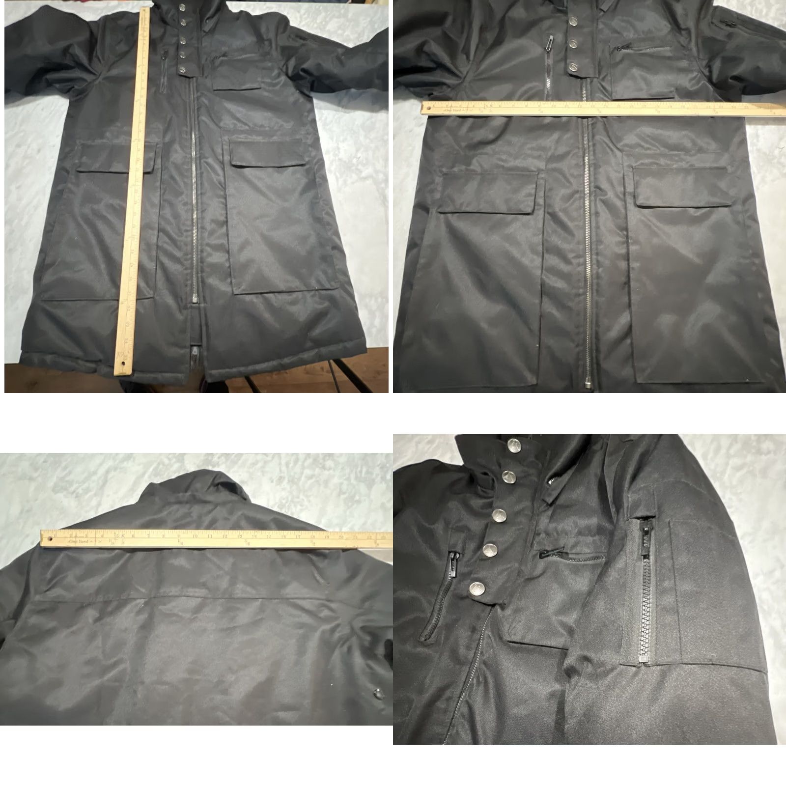Vintage Awaknd Land Parka Men XL Black Coat Weather Tech Collection All-Season No Hood Size US XL / EU 56 / 4 - 8 Thumbnail