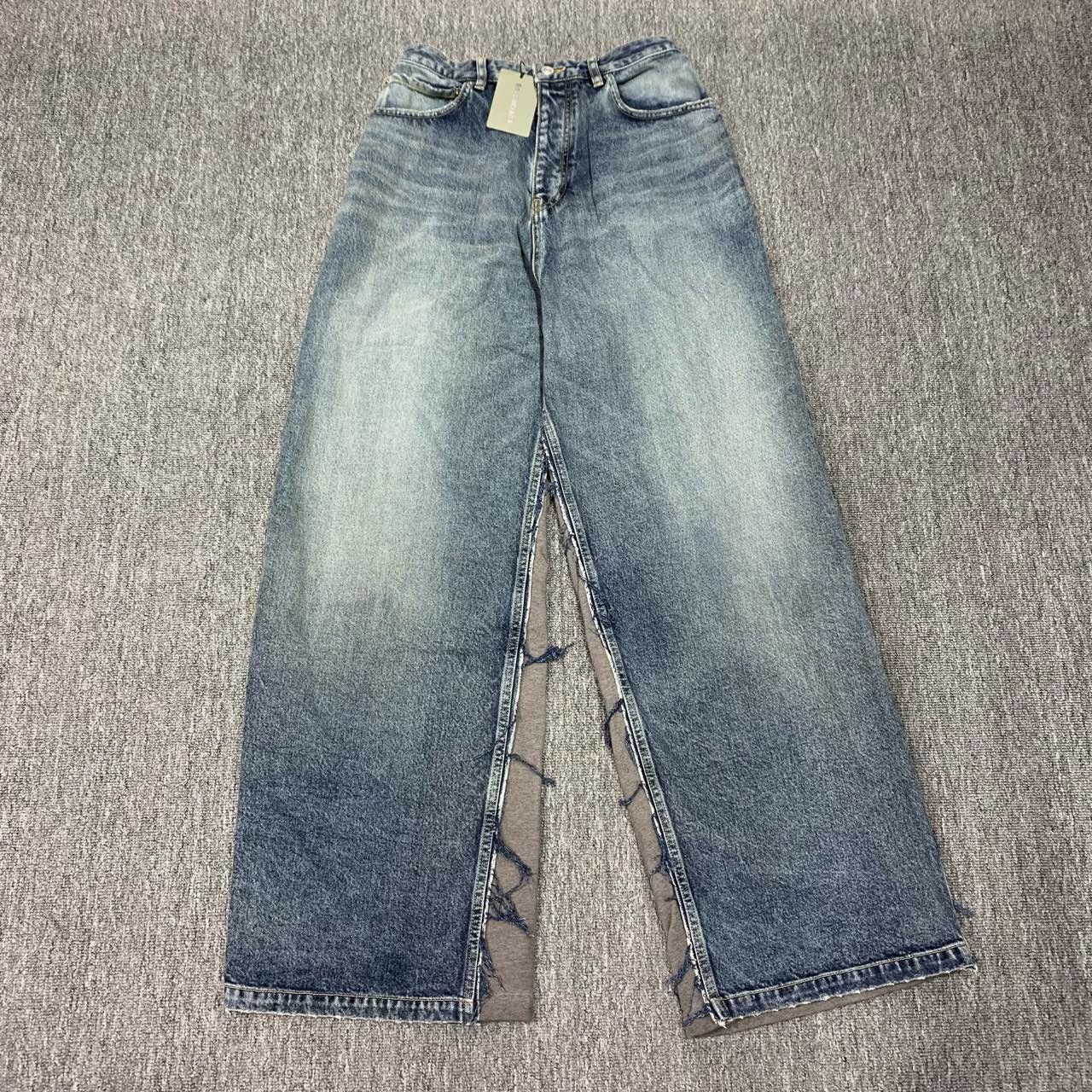 Balenciaga Balenciaga Blue Denim Sweatpants Size 26" / US 2 / IT 38 - 1 Thumbnail
