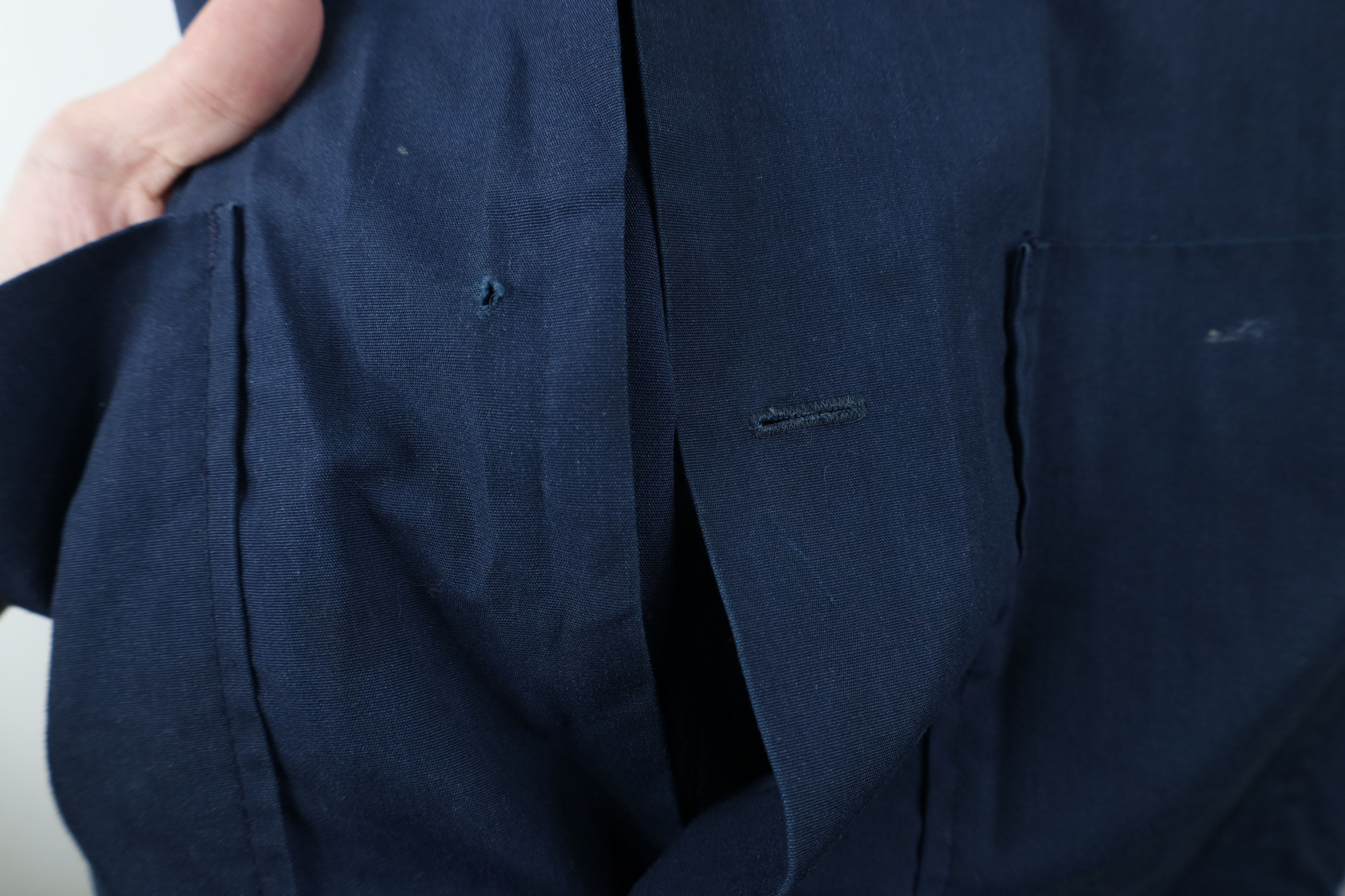 Vintage Vintage 70s Streetwear Mechanic Lab Coat Jacket Blue USA Size US XL / EU 56 / 4 - 8 Thumbnail
