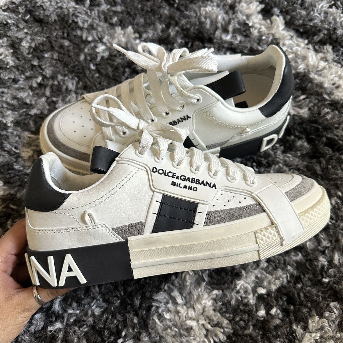 Dolce & Gabbana Dolce & Gabbana Men’s Flattop Sneaker Size US 9 / EU 42 - 2 Thumbnail