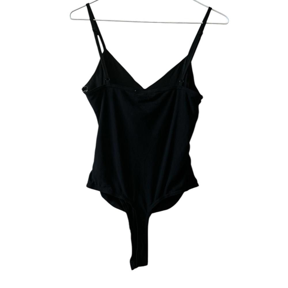 Designer BNWT Revamped Black Ruched Bodysuit - Size Medium Size M / US 6-8 / IT 42-44 - 2 Thumbnail