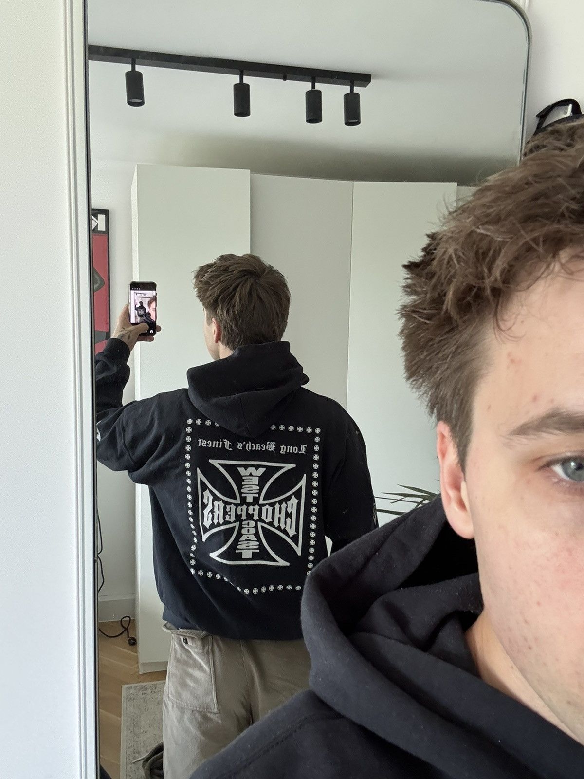 West Coast Choppers Vintage West Coast Choppers Hoodie Very Rare Y2k Hype Black Size US XL / EU 56 / 4 - 5 Thumbnail