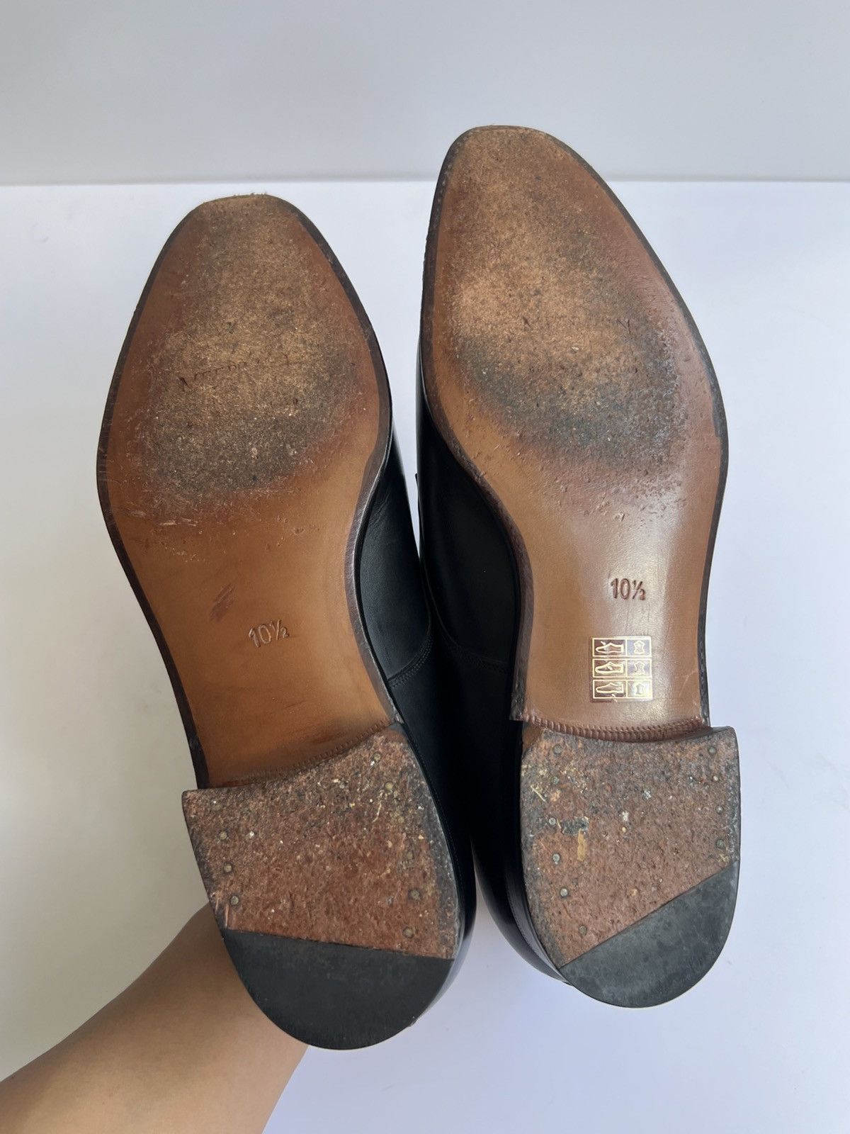 Meermin Meermin - 101341 Black Calf E - Double Monk Dress Shoes Size US 11.5 / EU 44-45 - 8 Thumbnail