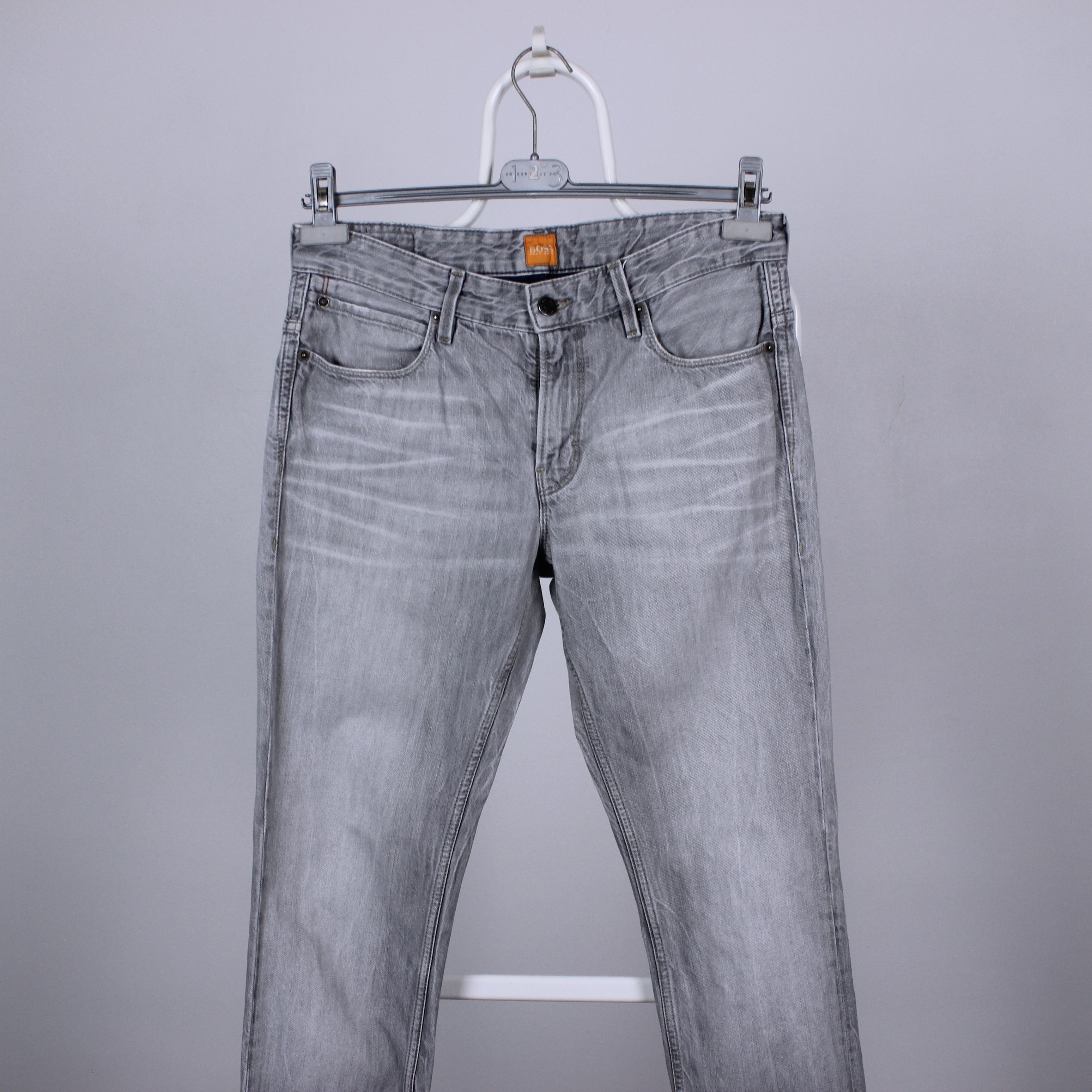 Hugo Boss Hugo Boss denim men jeans rare 32 gray light Size US 32 / EU 48 - 8 Thumbnail