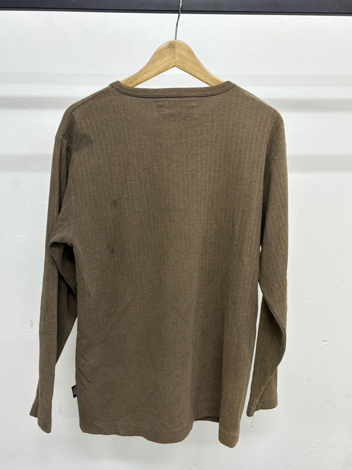 Yohji Yamamoto Yohji Yamamoto Sacsny Ysaccs henley cotton shirt Size US M / EU 48-50 / 2 - 3 Thumbnail