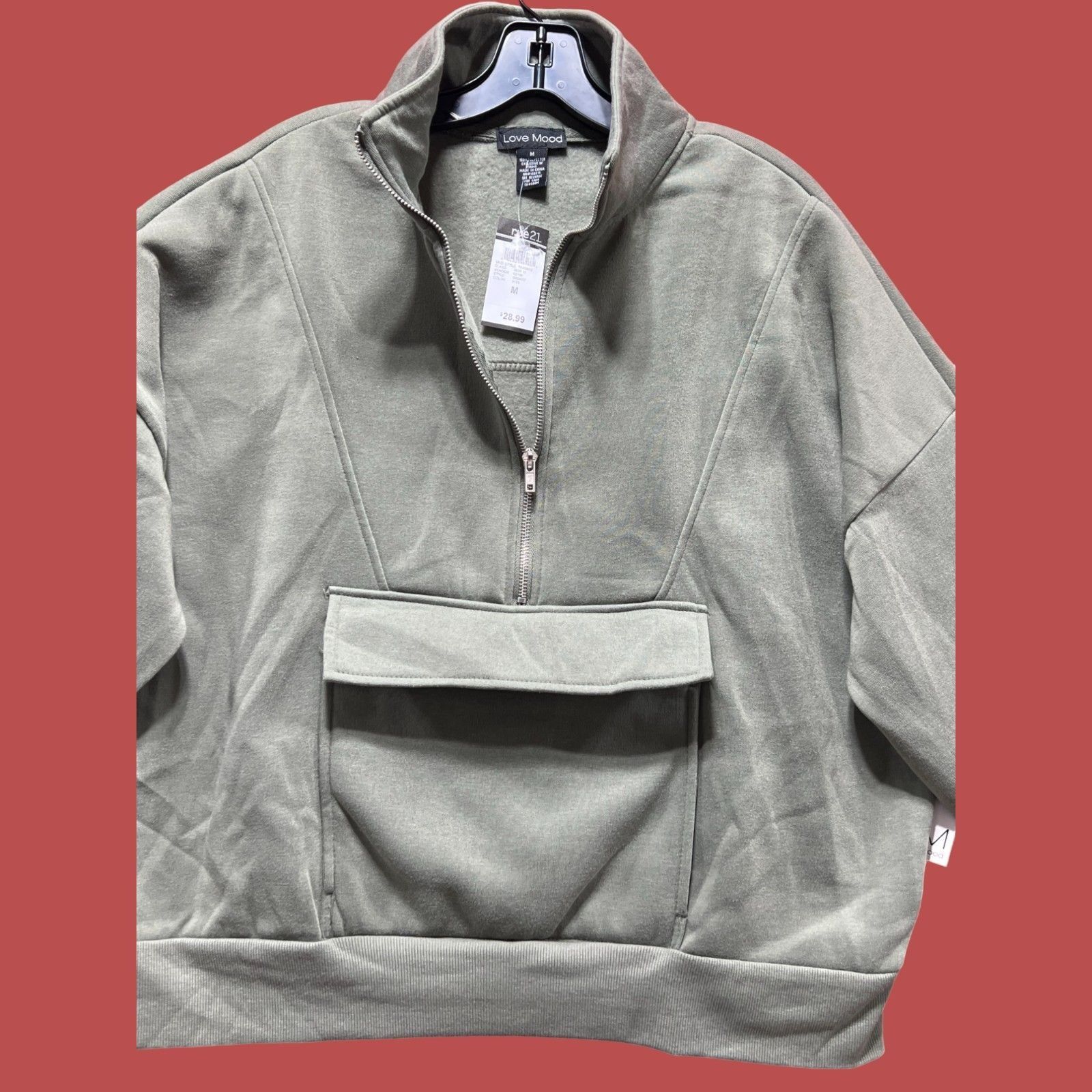 Other Love Mood - Women's Long Sleeve Sweatshirt With Kangaroo Poc Size M / US 6-8 / IT 42-44 - 13 Thumbnail
