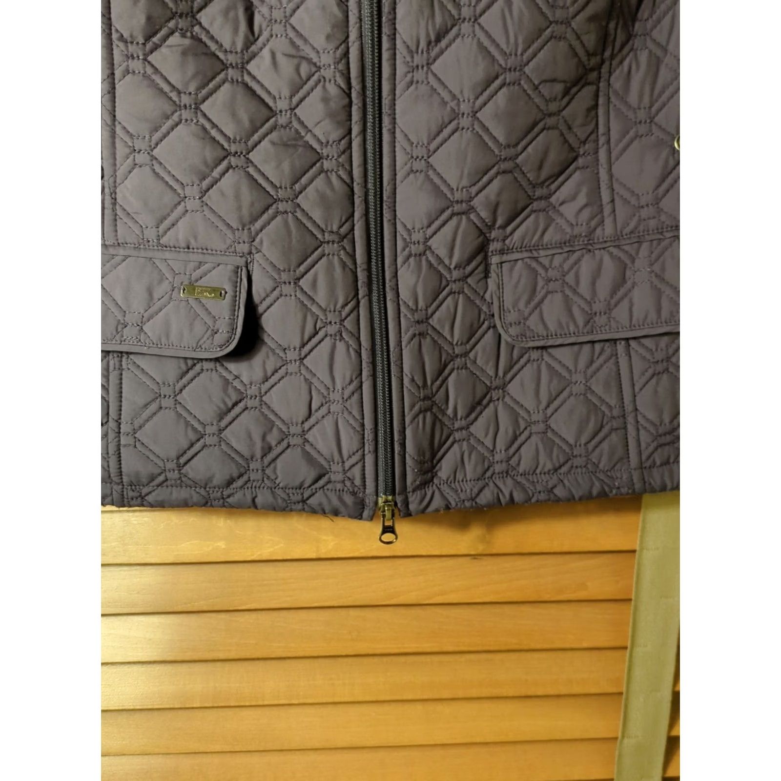 Cutter & Buck Cutter & Buck Womens Medium Zip Quilted Vest Purple Size M / US 6-8 / IT 42-44 - 6 Thumbnail