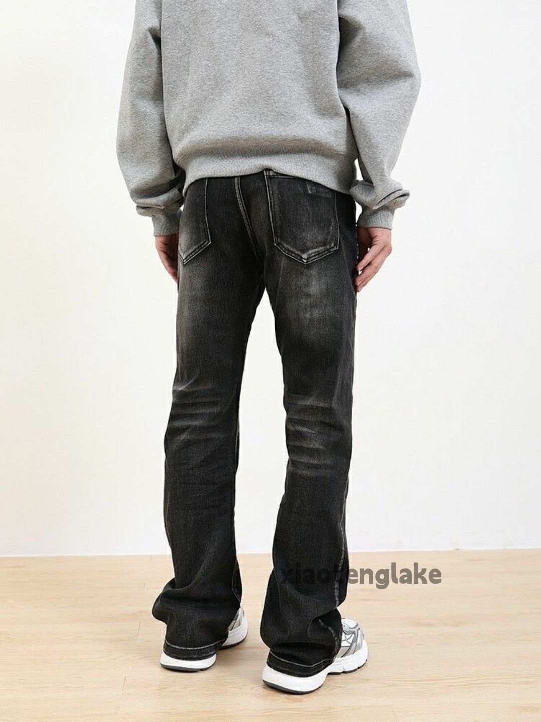 Jean × Vintage washed faded cleanfit yuppie bootcut punk jeans Size US 32 / EU 48 - 6 Thumbnail
