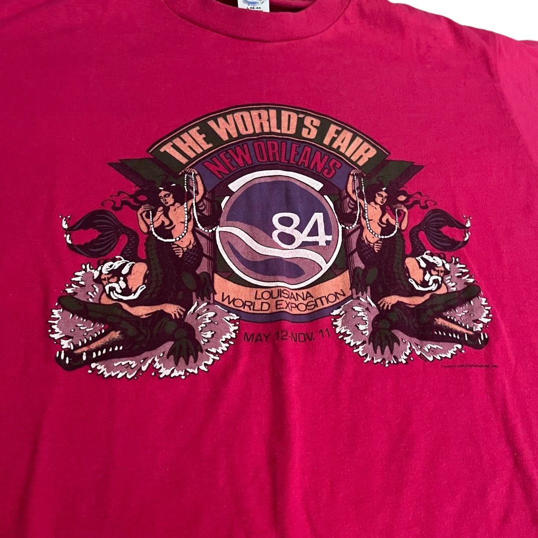 Vintage VINTAGE 1984 New Orleans World Fair T Shirt Size US L / EU 52-54 / 3 - 2 Thumbnail