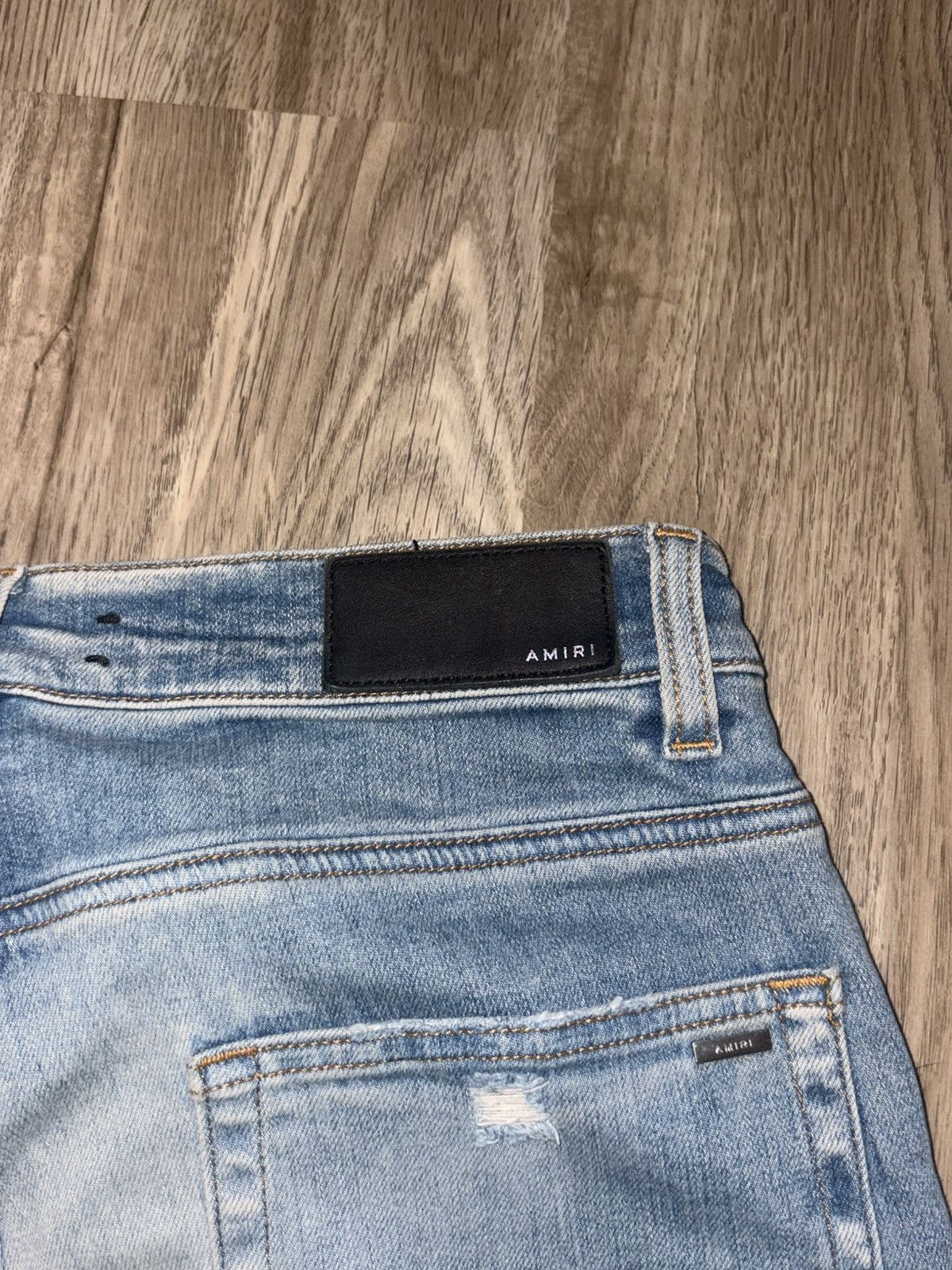 Amiri Amiri Black Paisley Star Blue Denim Jeans Sz 30 Size US 30 / EU 46 - 5 Thumbnail