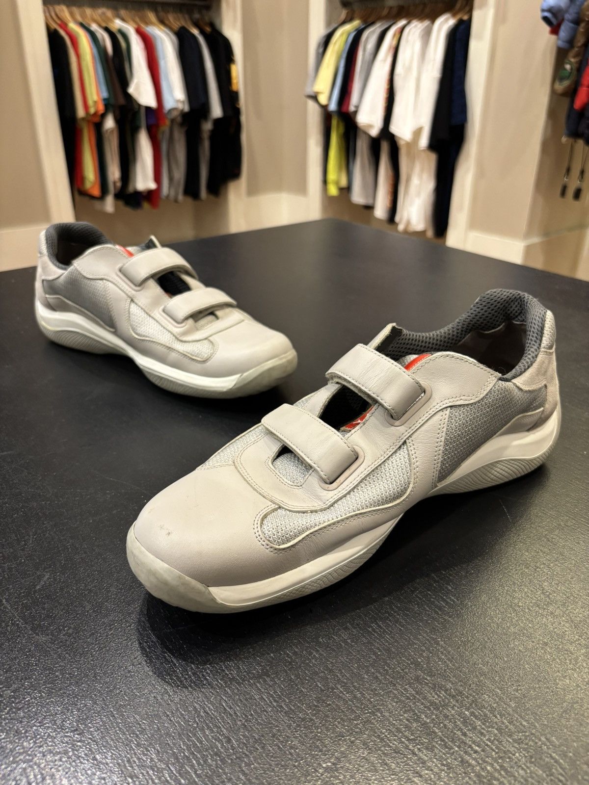 Prada Prada Americas Cup Strap Grey Size US 10 / EU 43 - 2 Thumbnail