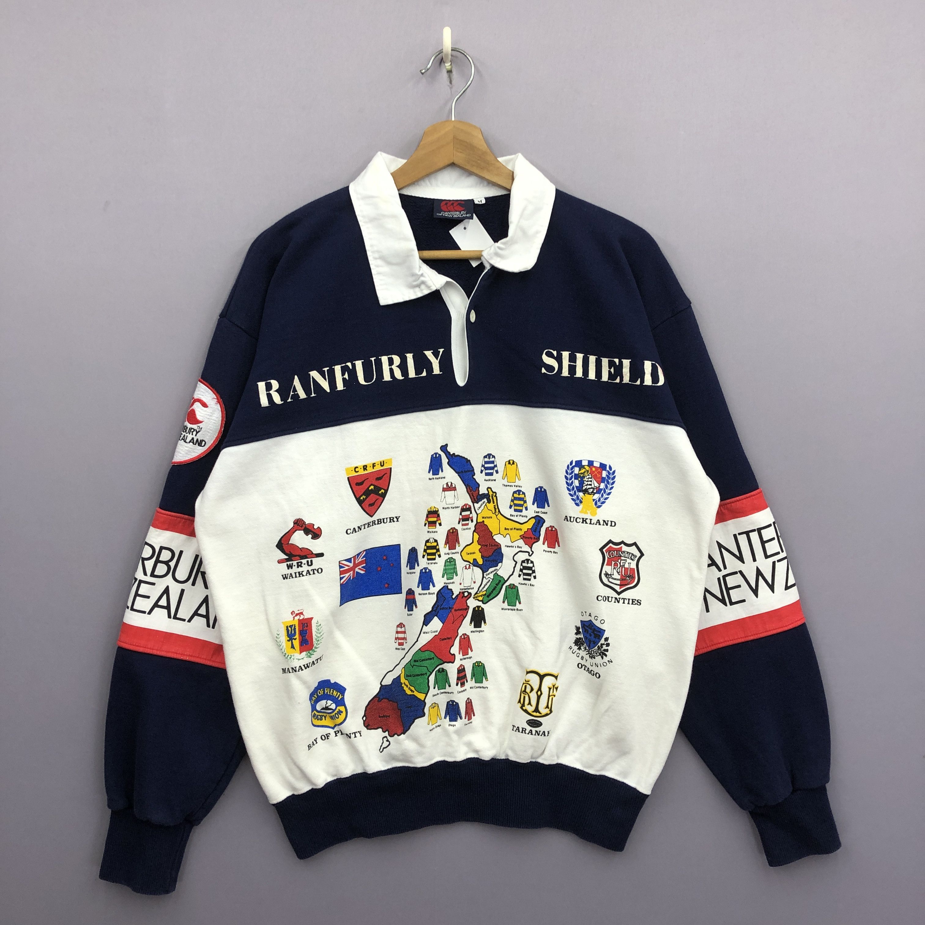 Canterbury of New Zealand × Vintage Vintage Canterbury Blendisloe Cup Sweater Sweatshirt Jumper Size US L / EU 52-54 / 3 - 1 Thumbnail