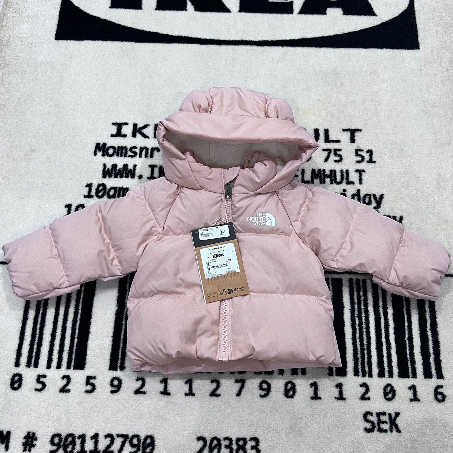 The North Face North Face Baby Puffer Fleece Jacket in Pink Moss Size XS / US 0-2 / IT 36-38 - 1 Thumbnail