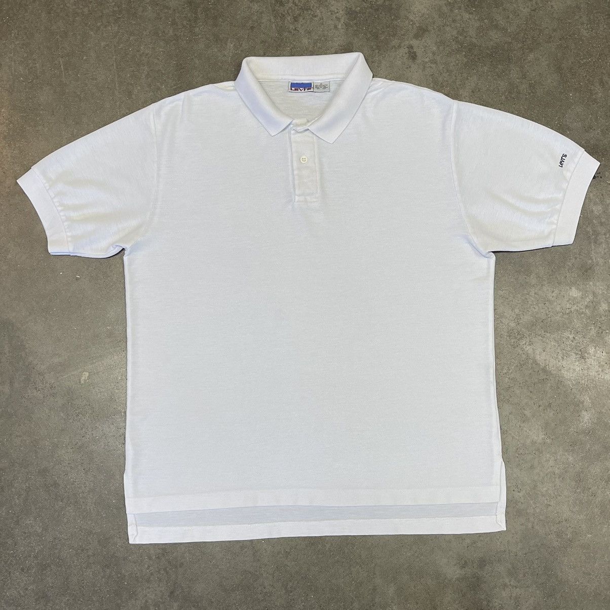 Levi's Vintage 80s Levis Single Stitch Polo Shirt Size US XL / EU 56 / 4 - 1 Thumbnail