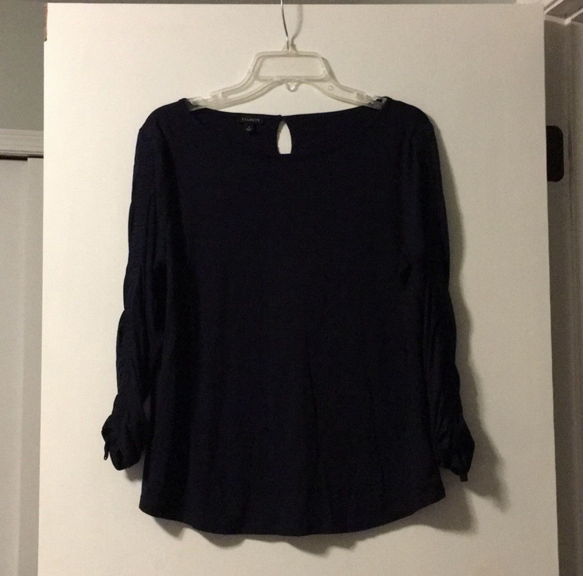 Talbots Talbots Black Long Sleeve Shirt Size S / US 4 / IT 40 - 1 Thumbnail