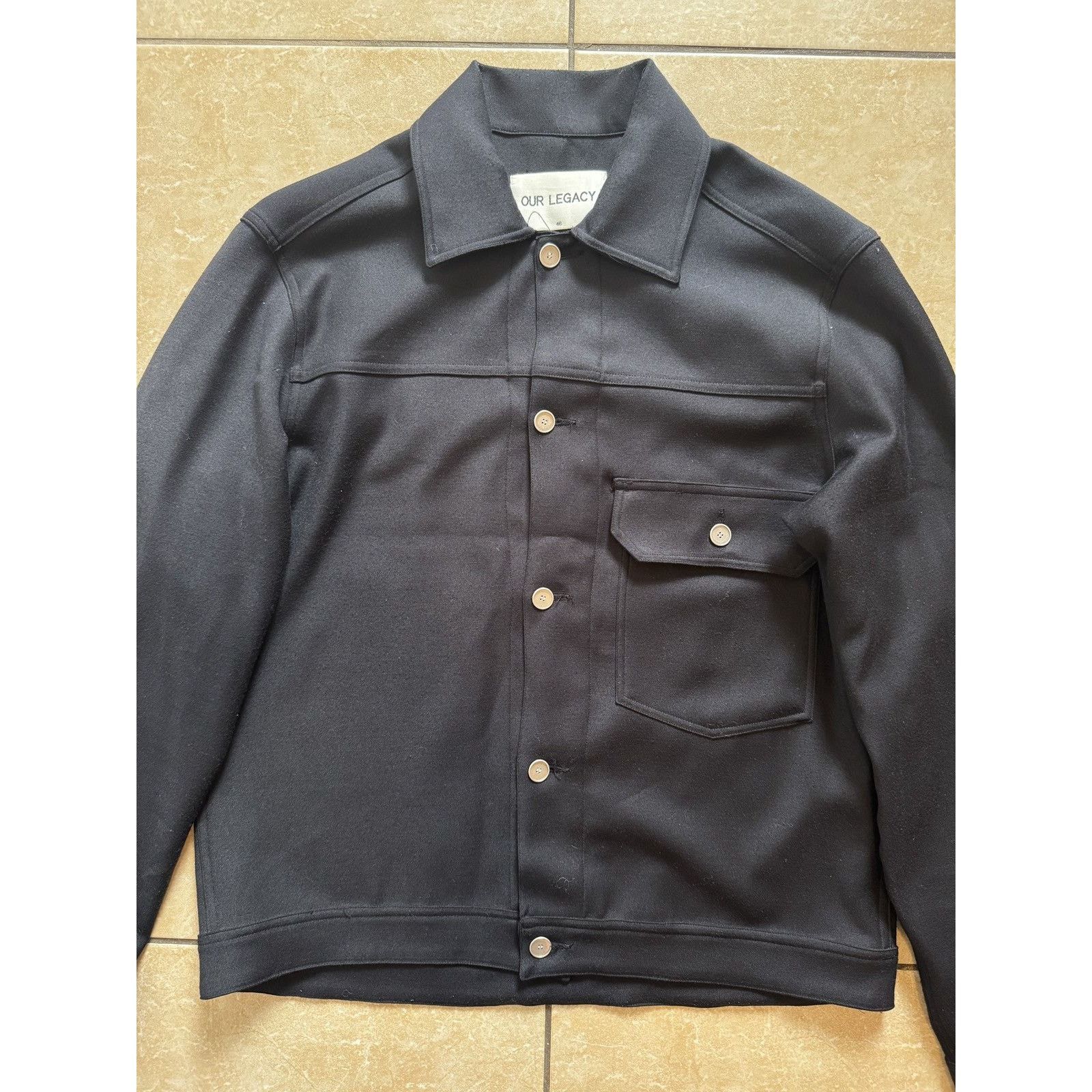 Our Legacy Our Legacy Buoyant Blue Overshirt Size US S / EU 44-46 / 1 - 3 Thumbnail