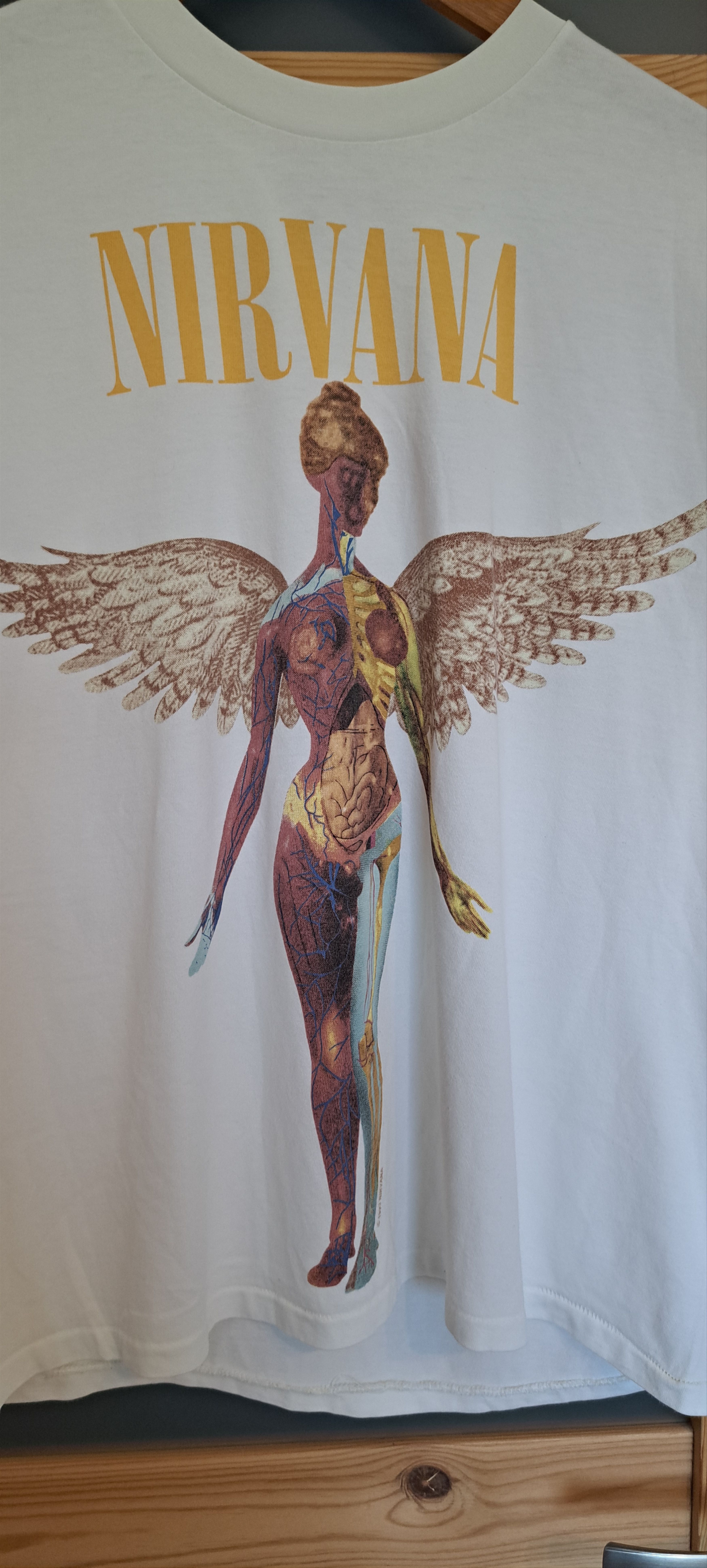 Nirvana T-shirt Nirvana IN UTERO BROCKUM VINTAGE 1993 | Grailed