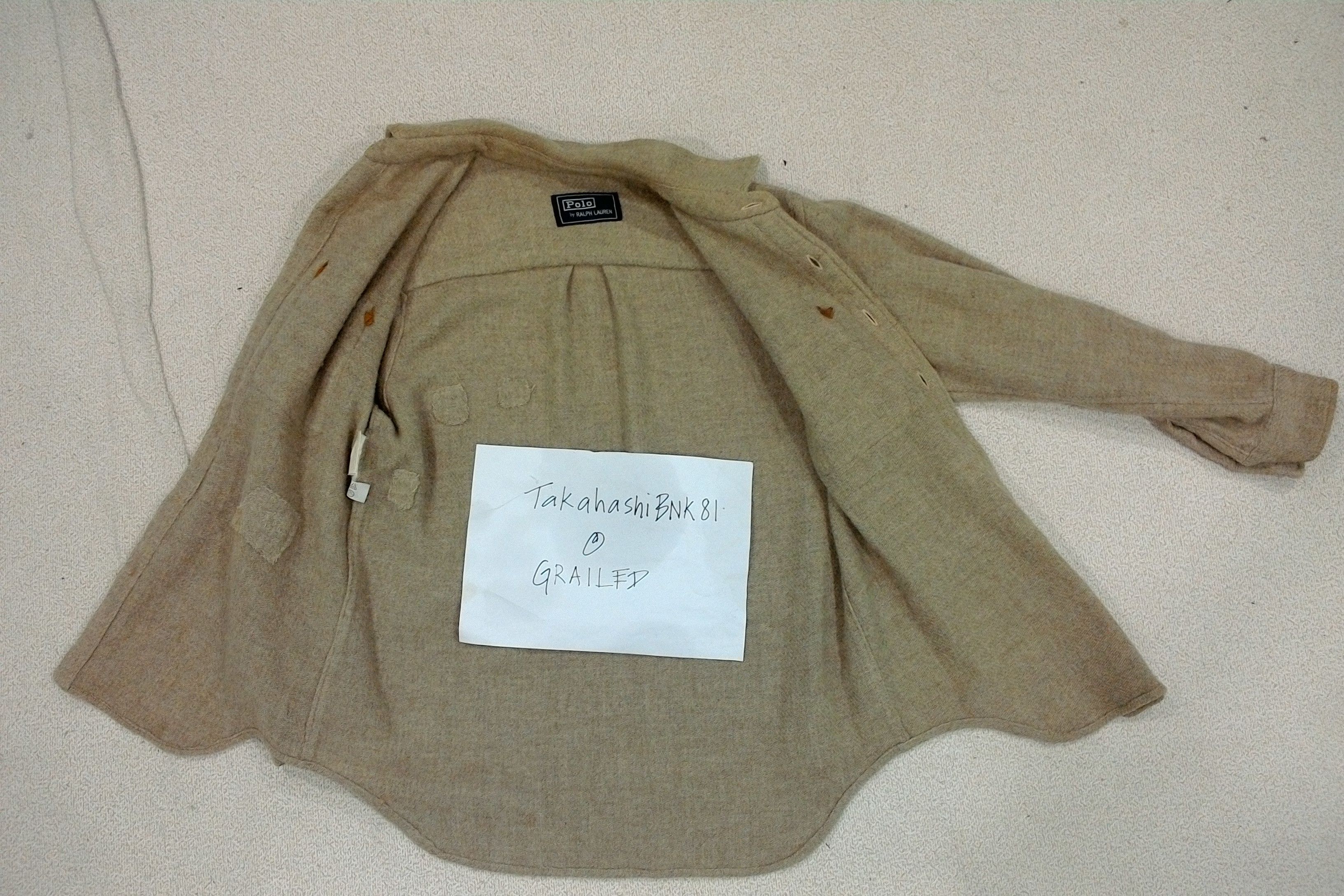 Polo Ralph Lauren × Vintage RARE POLO RL Shirt Made of Hair Size US L / EU 52-54 / 3 - 9 Thumbnail