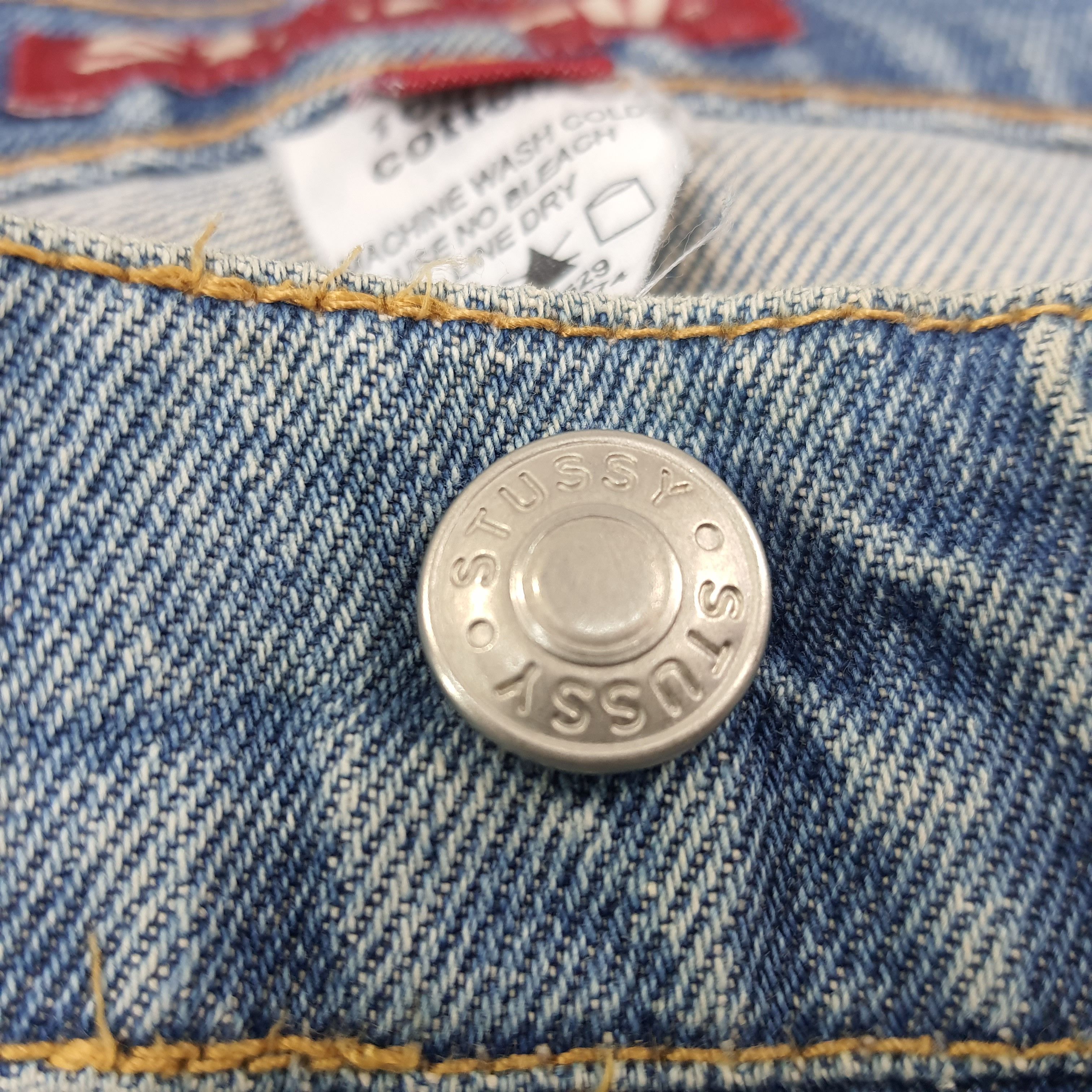 Stussy × Vintage Vintage Stussy Streetwear Custom Logo Jeans Size US 32 / EU 48 - 12 Thumbnail