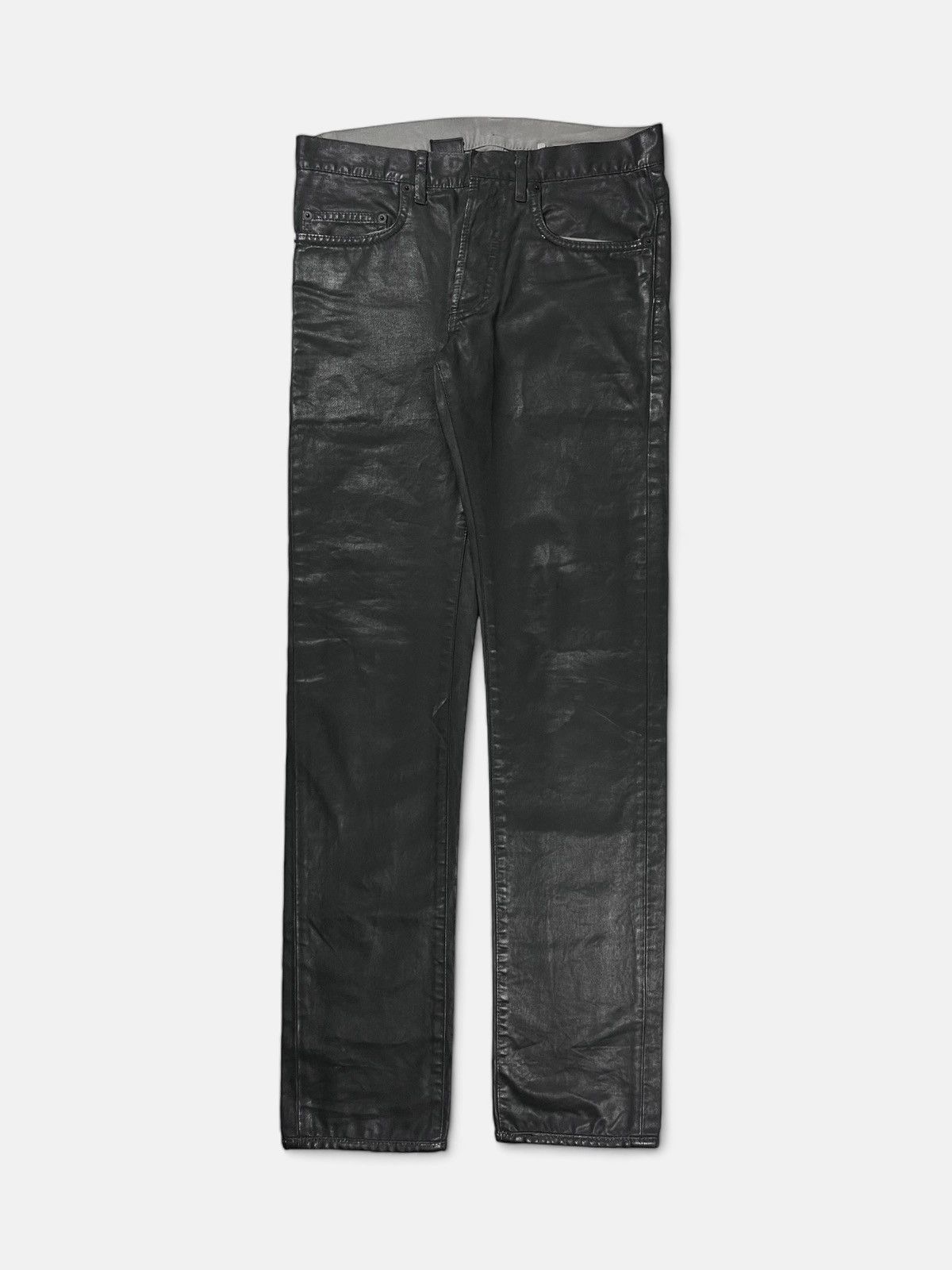 image of Dior Homme - Painted Skiny Denim in Black, Men's (Size 28)