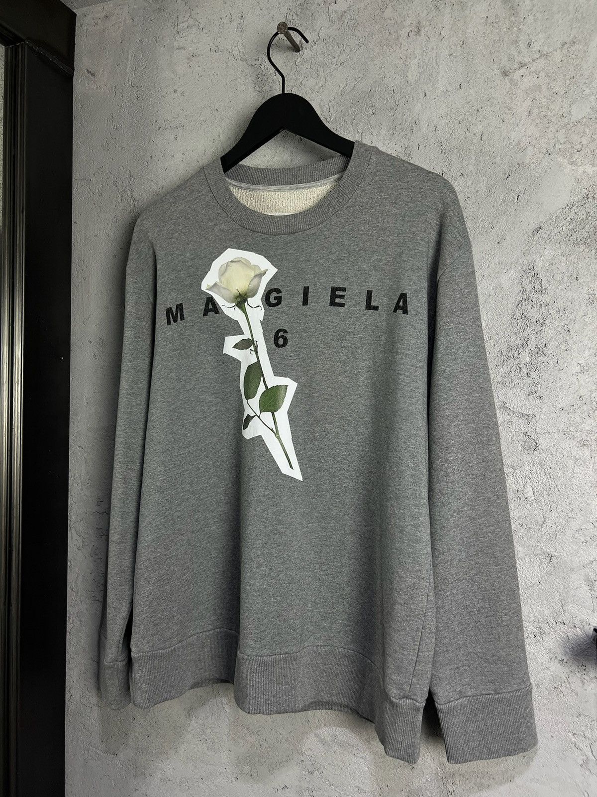 MM6 MM6 MAISON MARGIELA Sweatshirt With Rose Print M Size M / US 6-8 / IT 42-44 - 6 Thumbnail