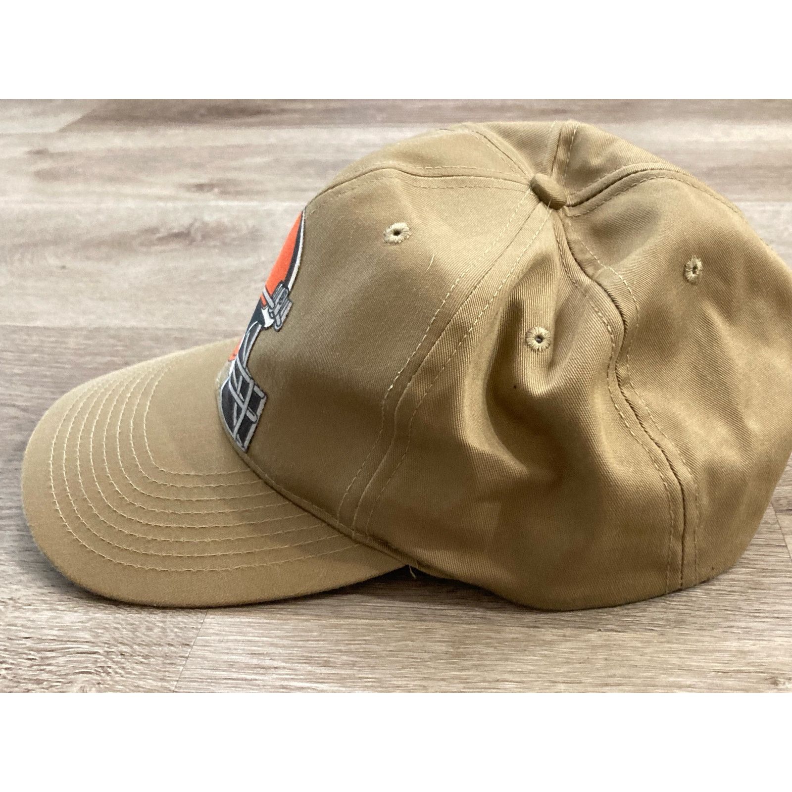 Other Vintage Cleveland Browns Beige Bill Snapback Hat Adult OS Size ONE SIZE - 7 Thumbnail