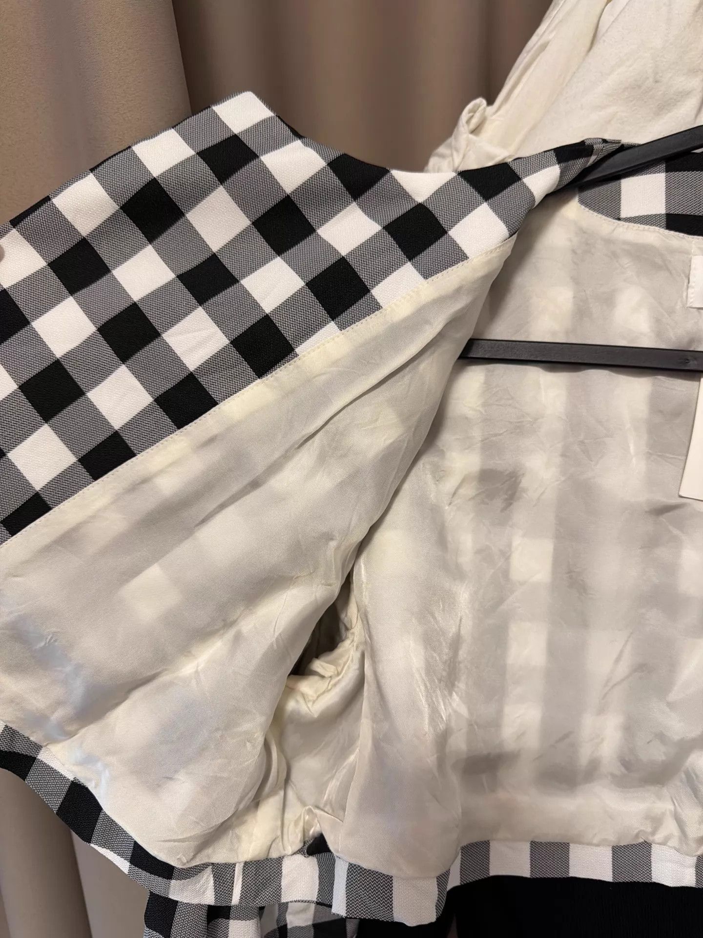 Comme des Garcons Girl COMME des GARÇONS GIRL B&W Check Short Jacket S Size S / US 4 / IT 40 - 5 Thumbnail