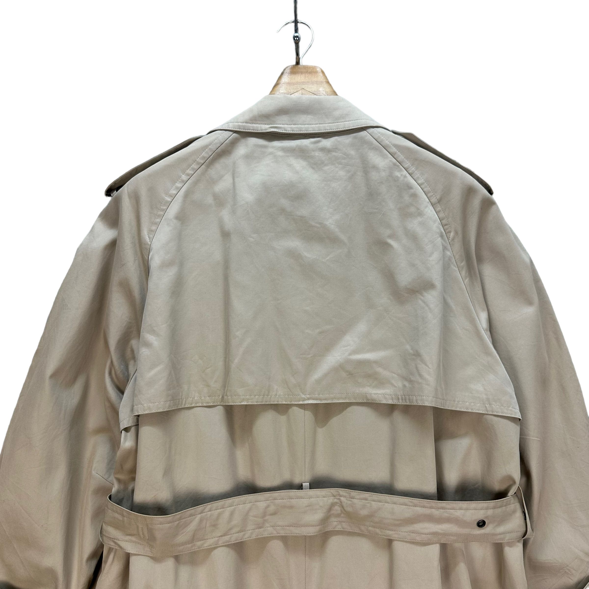 Yves Saint Laurent 90' YVES SAINT LAURENT DIFFUSION HOMME TRENCH COAT #8215-215 Size US L / EU 52-54 / 3 - 15 Thumbnail