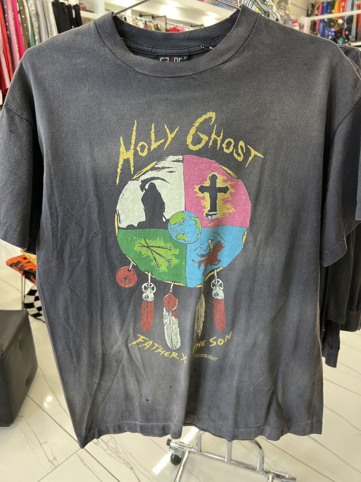 Saint Michael Saint Michael Holy As Fuck Goat Tee | Grailed