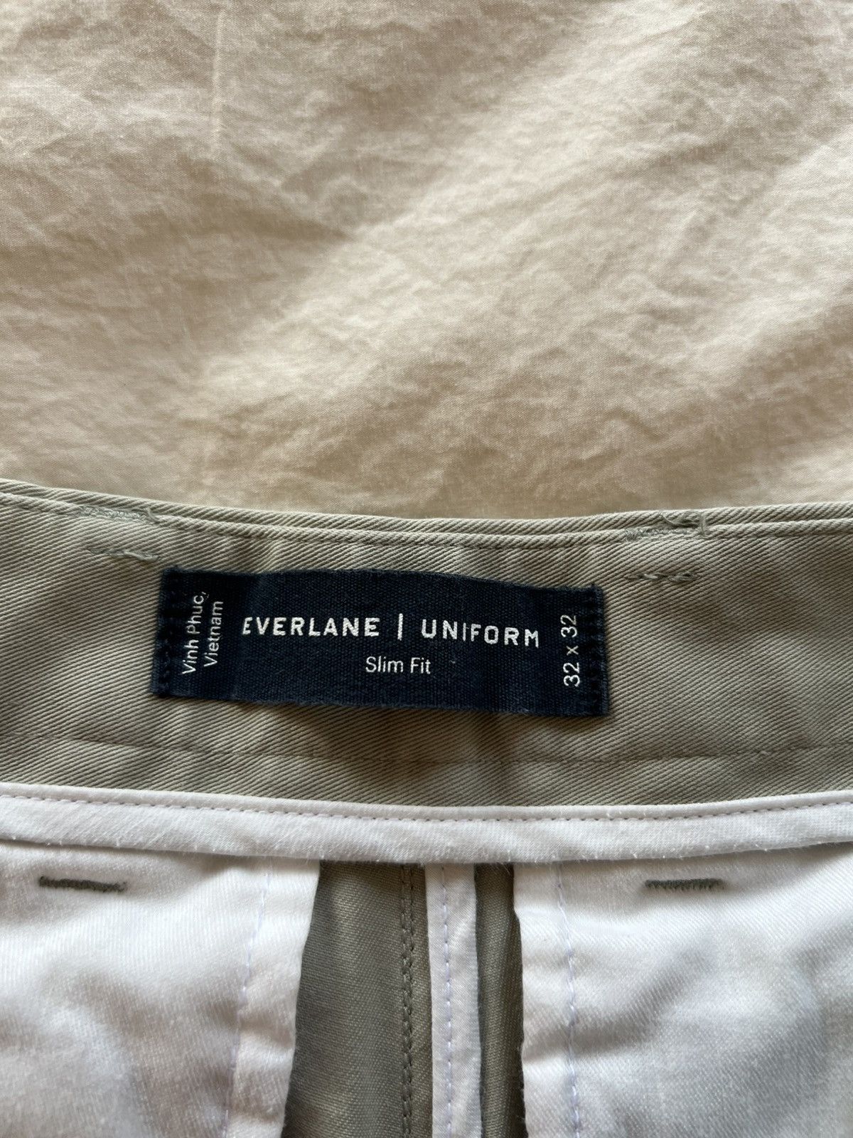Everlane Overland Uniform Chino Slim Fit Sage Green 32x32 Size US 32 / EU 48 - 3 Thumbnail
