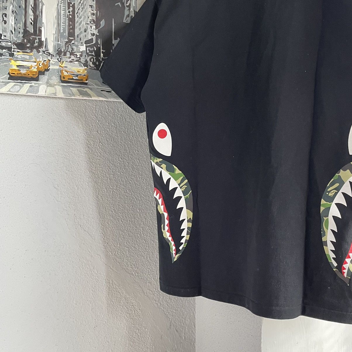 Bape BAPE Digital 1st Camo Shark Mouth Tee Size US M / EU 48-50 / 2 - 8 Thumbnail