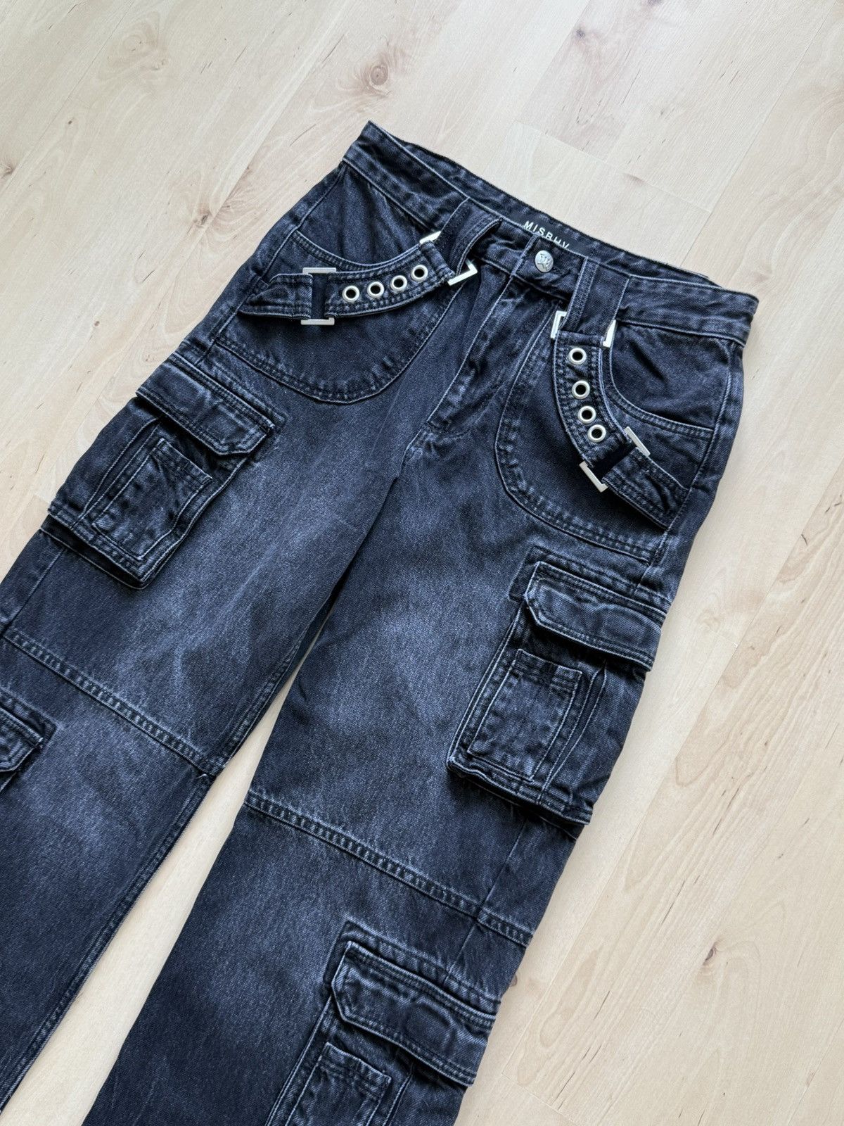 Misbhv Misbhv Harness Strap Cargo Trousers denim jeans 27 Size 27" / US 4 / IT 40 - 4 Thumbnail