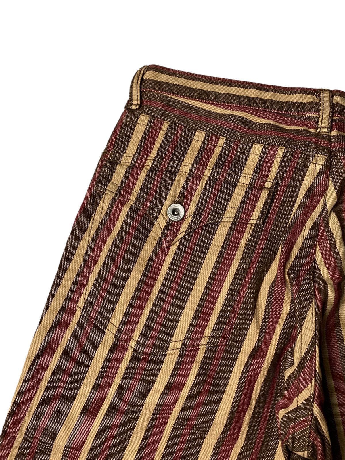 If Six Was Nine 2000's 291295 Homme Tuxedo Pinstripe Flared Pants Size US 28 / EU 44 - 8 Thumbnail