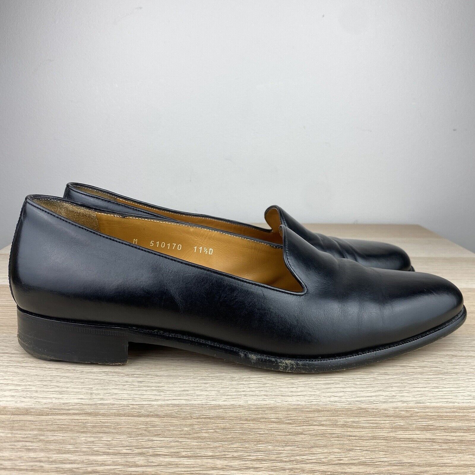 Polo Ralph Lauren Polo Ralph Lauren Tuxedo Opera Loafers 11.5D Black Leather Size US 11.5 / EU 44-45 - 3 Thumbnail