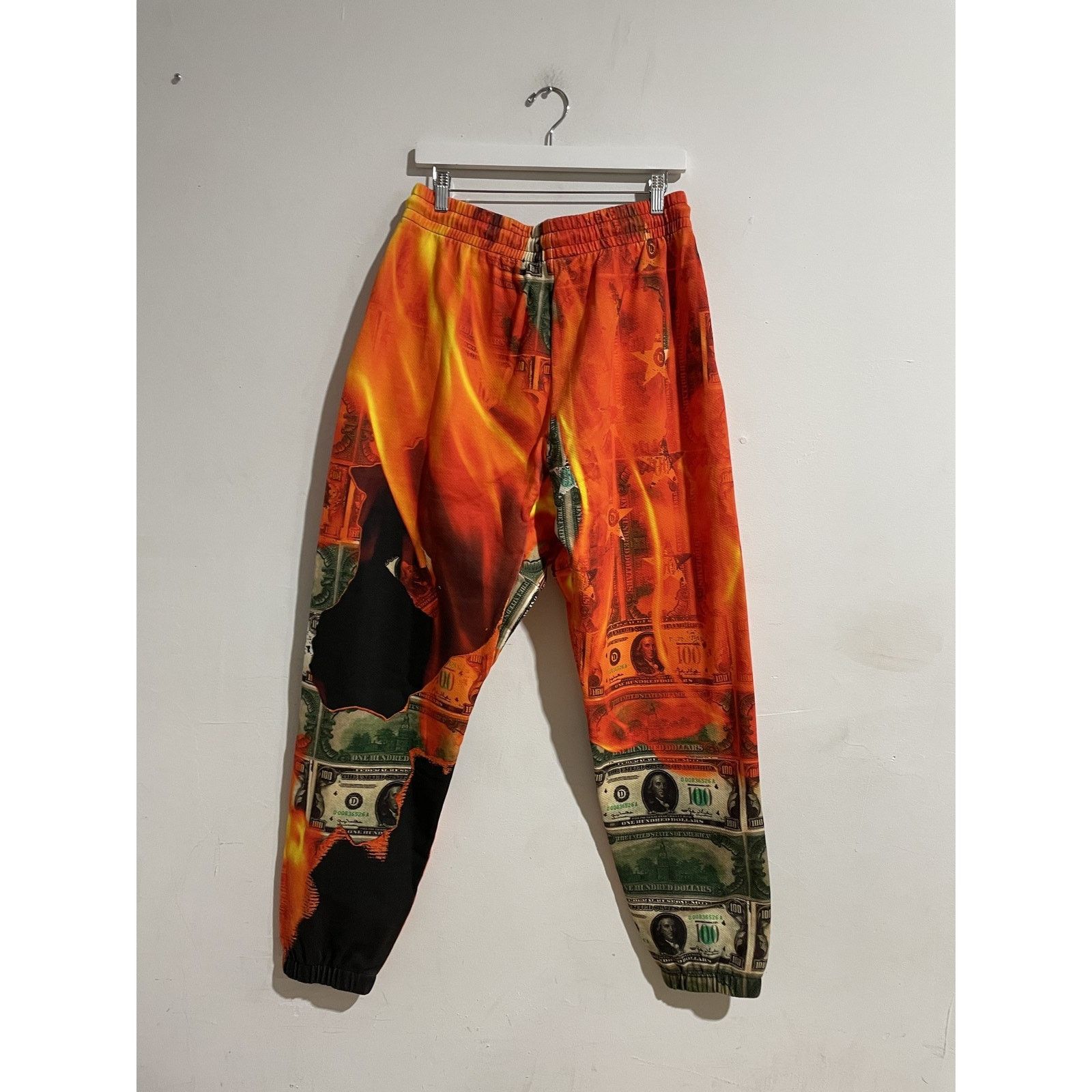 DENIM TEARS DENIM TEARS BURN IT ALL SWEATPANTS SIZE XL NEW Size US 34 / EU 50 - 2 Thumbnail