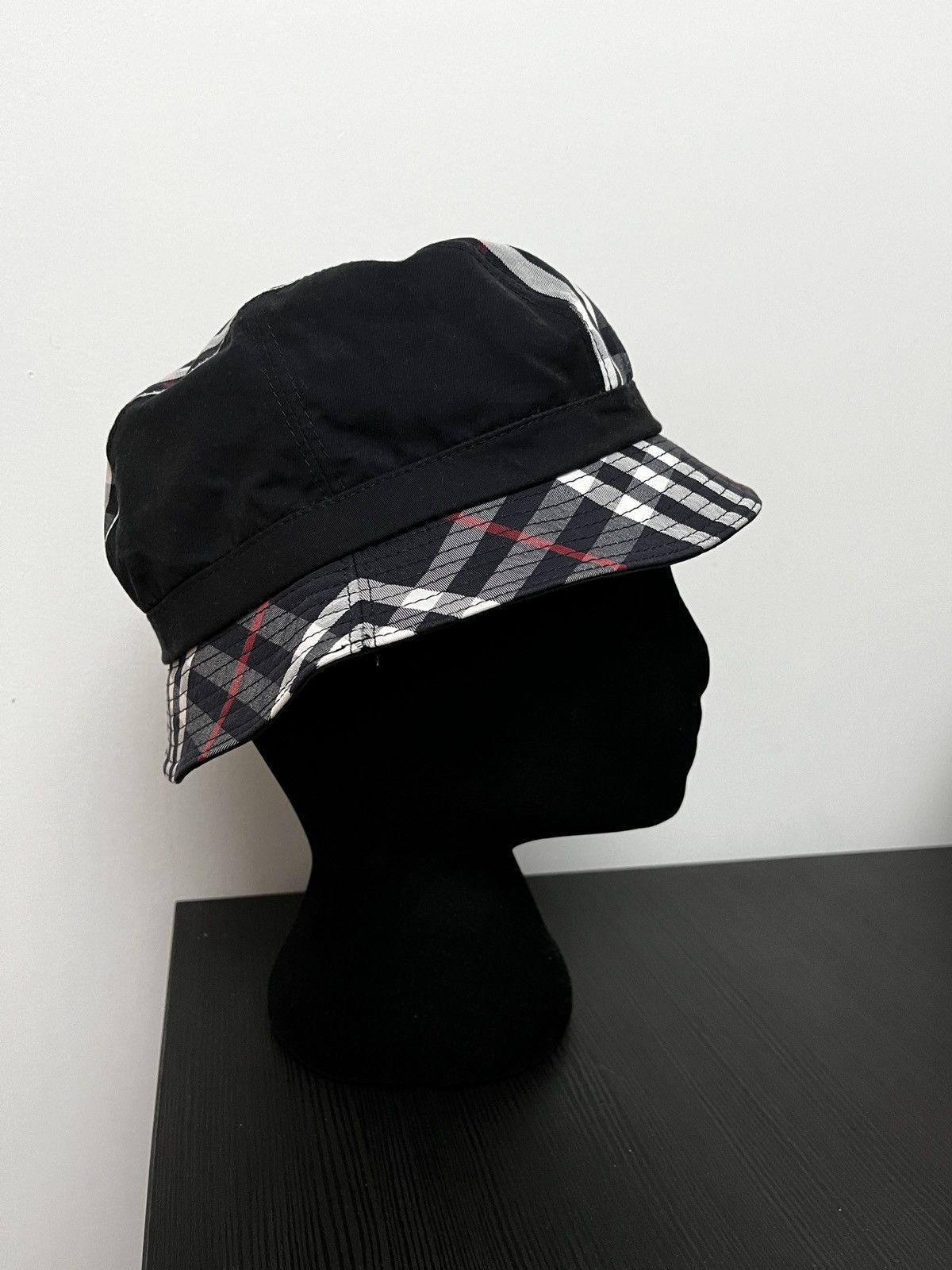 Burberry × Gosha Rubchinskiy GOSHA x Burberry Check Print Bucket Hat (unisex) Size ONE SIZE - 6 Thumbnail