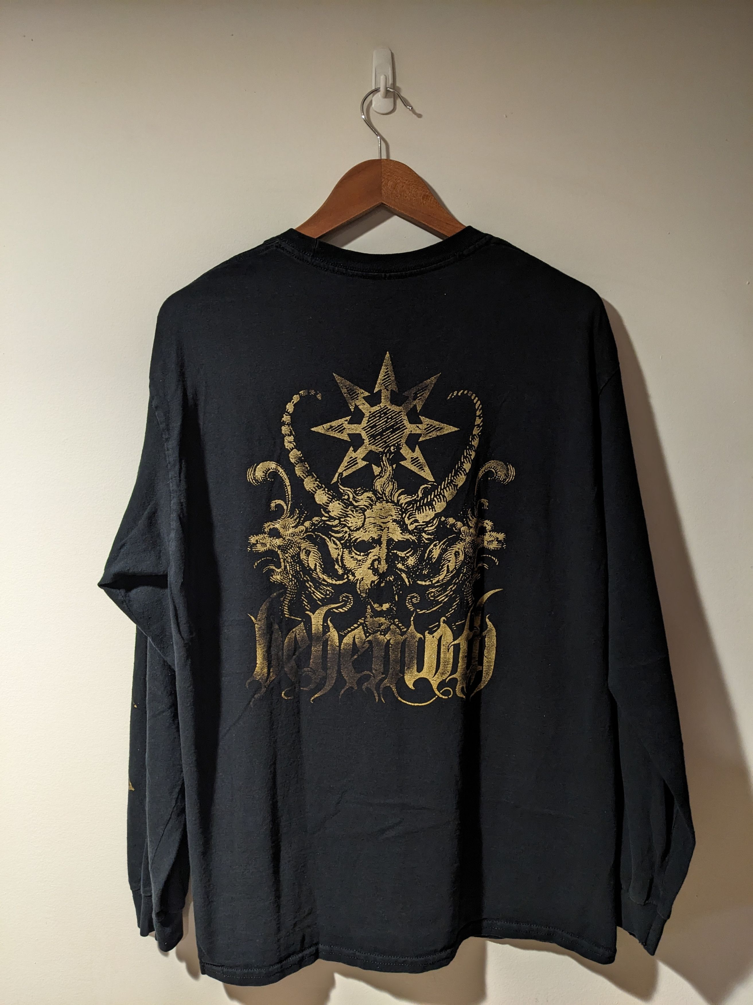 Band Tees × Vintage Vintage 2010's Behemoth Band Tour Large Long-Sleeve T-Shirt Size US L / EU 52-54 / 3 - 7 Thumbnail