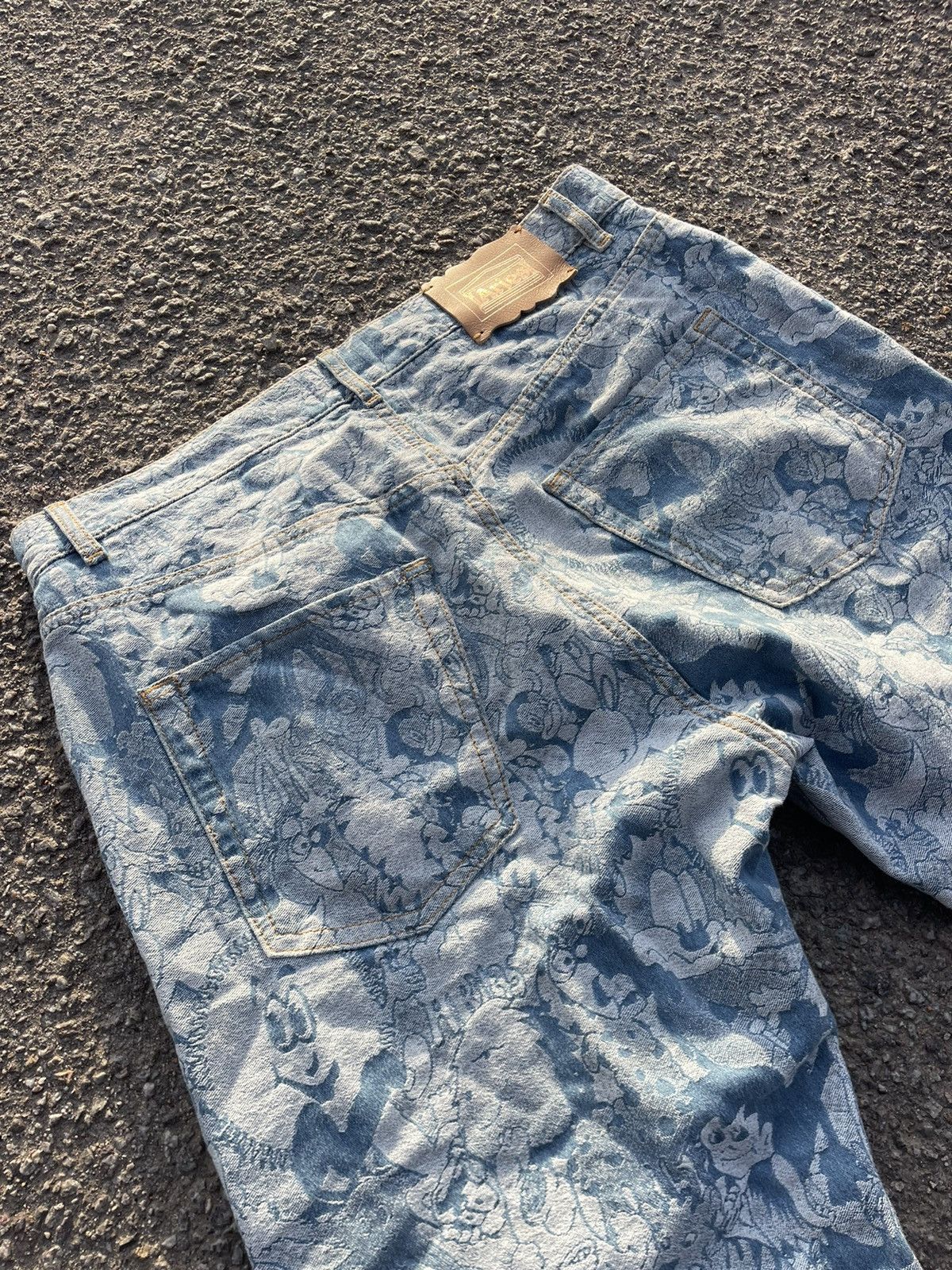 Aries Aries Acid Cartoon print denim jeans blue Size US 32 / EU 48 - 21 Thumbnail