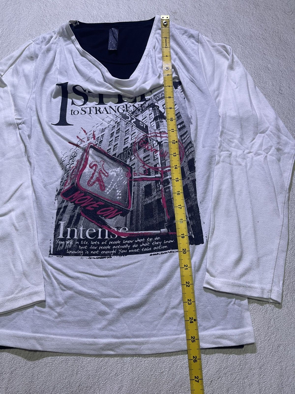 Japanese Brand Y2K INTENSE long sleeve tshirt Size US M / EU 48-50 / 2 - 8 Thumbnail