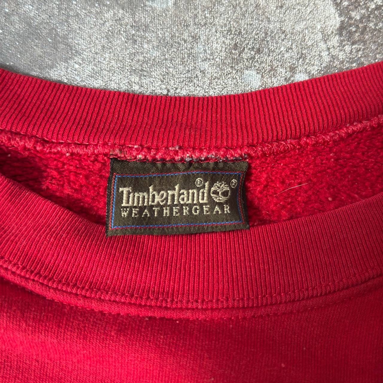 Timberland × Vintage 90s Timberland Vintage Crewneck Boxy Sweatshirt Size US L / EU 52-54 / 3 - 8 Thumbnail