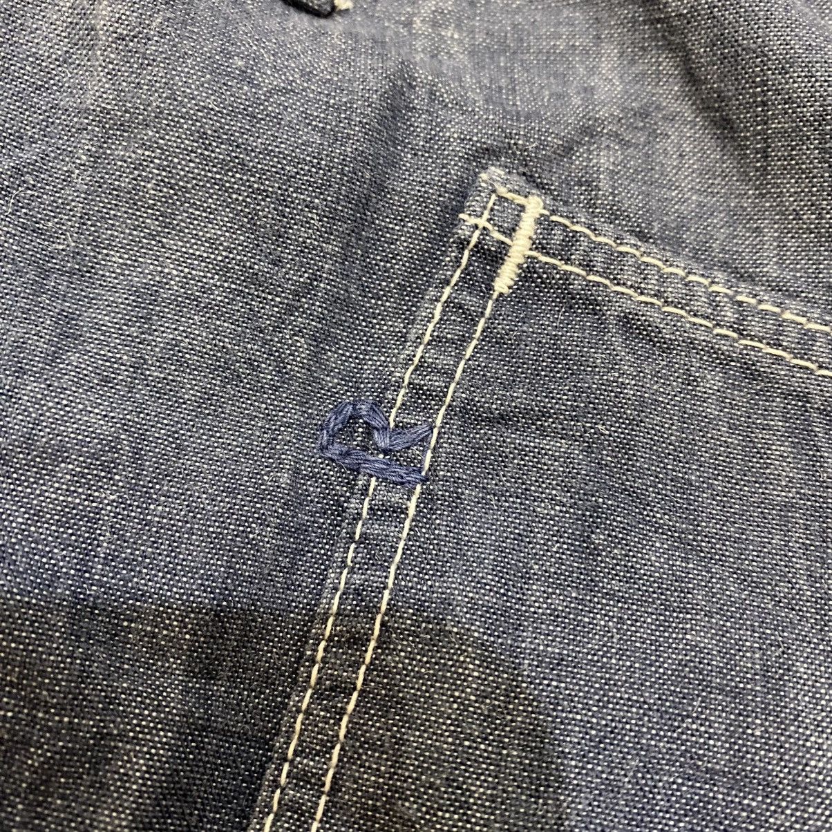 45rpm 2000s 45rpm Drawstring Linen Blue Short Pants Size US 29 - 11 Thumbnail