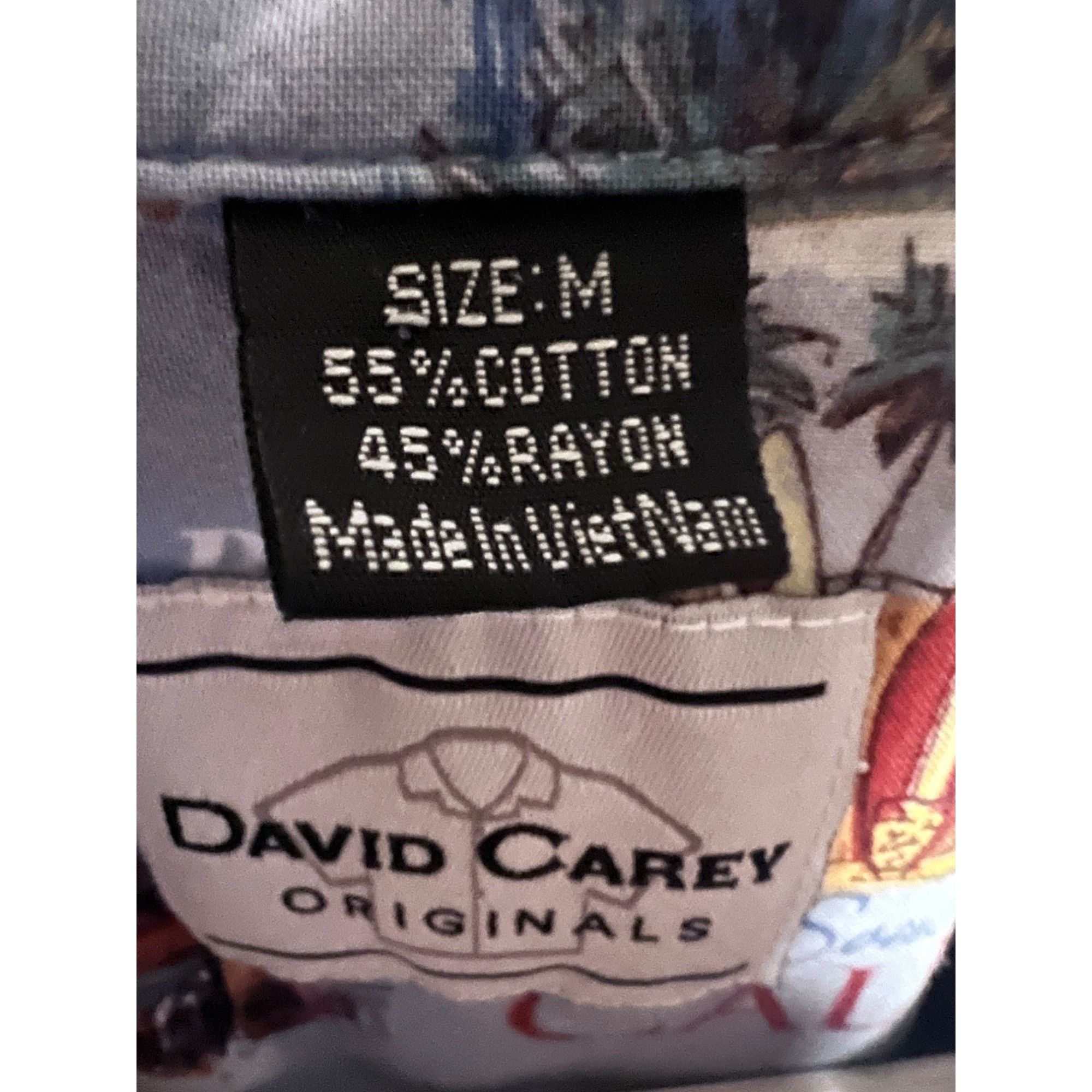 Vintage David Carey Mens Vintage Retro Hawaiian California Button Up Size US M / EU 48-50 / 2 - 8 Thumbnail