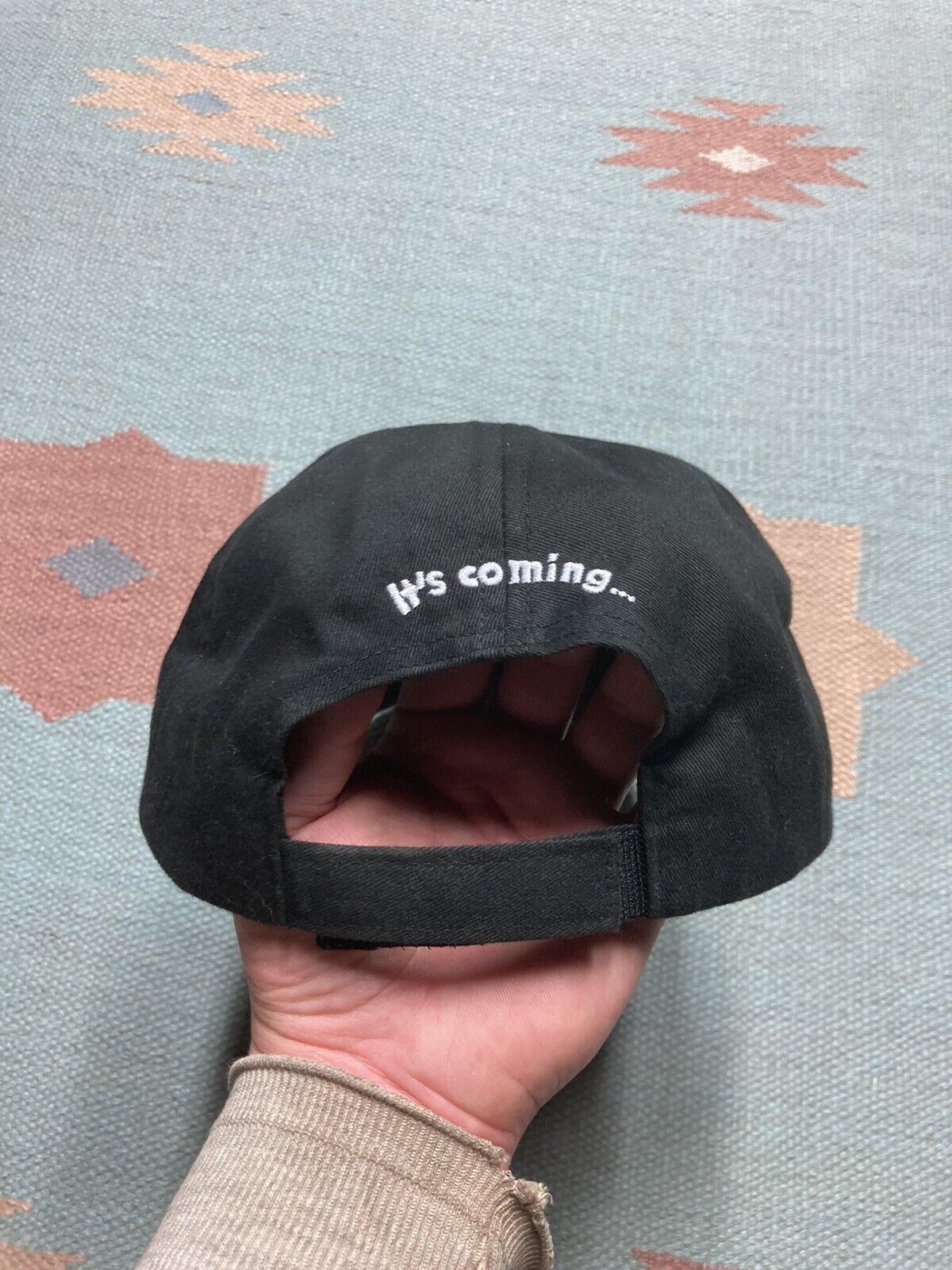 Vintage VTG Strapback hat 2000 millennium y2k it’s coming black Size ONE SIZE - 4 Thumbnail