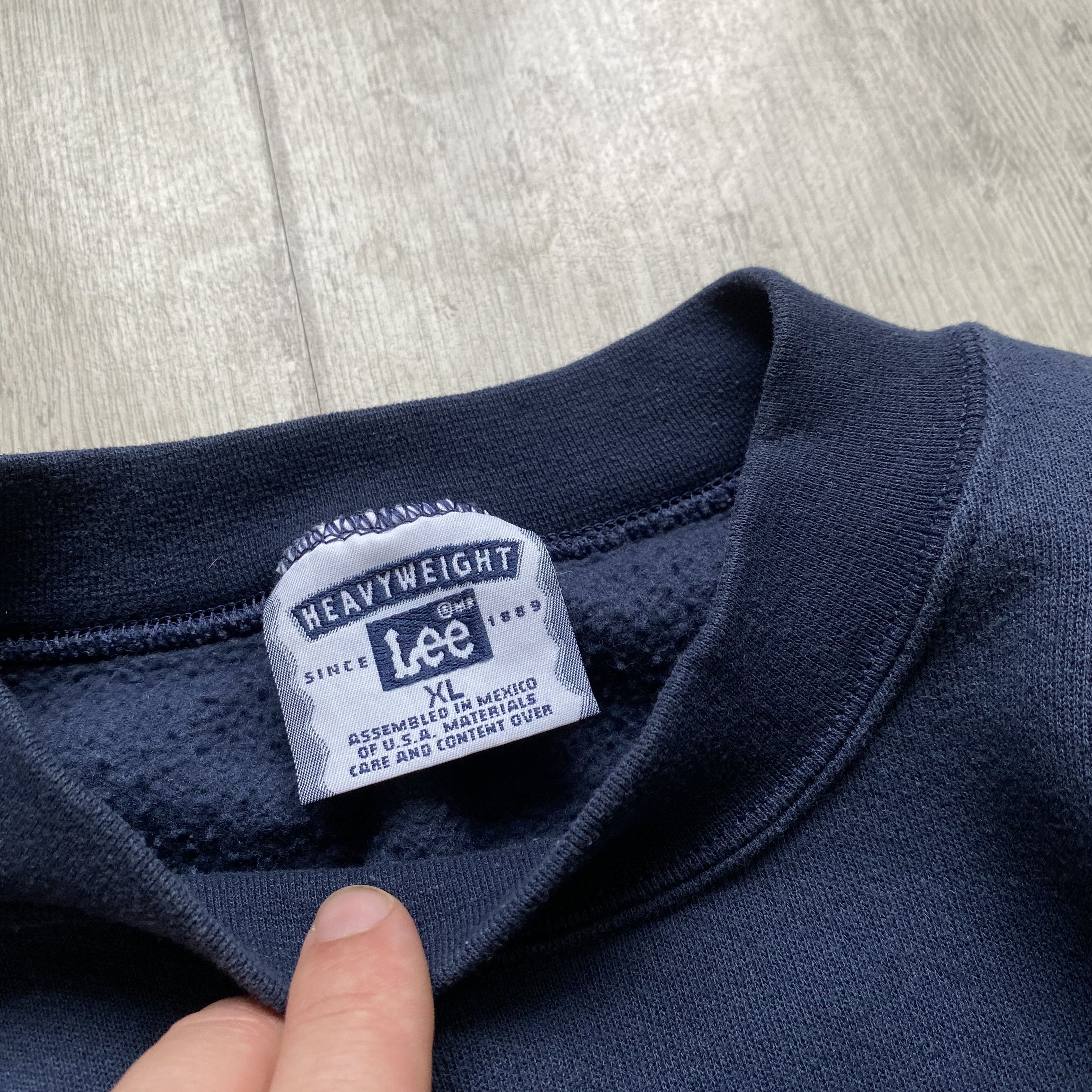 Lee 🌺 Vintage 90s Lee sweatshirt Grandma logo Size US XL / EU 56 / 4 - 5 Thumbnail