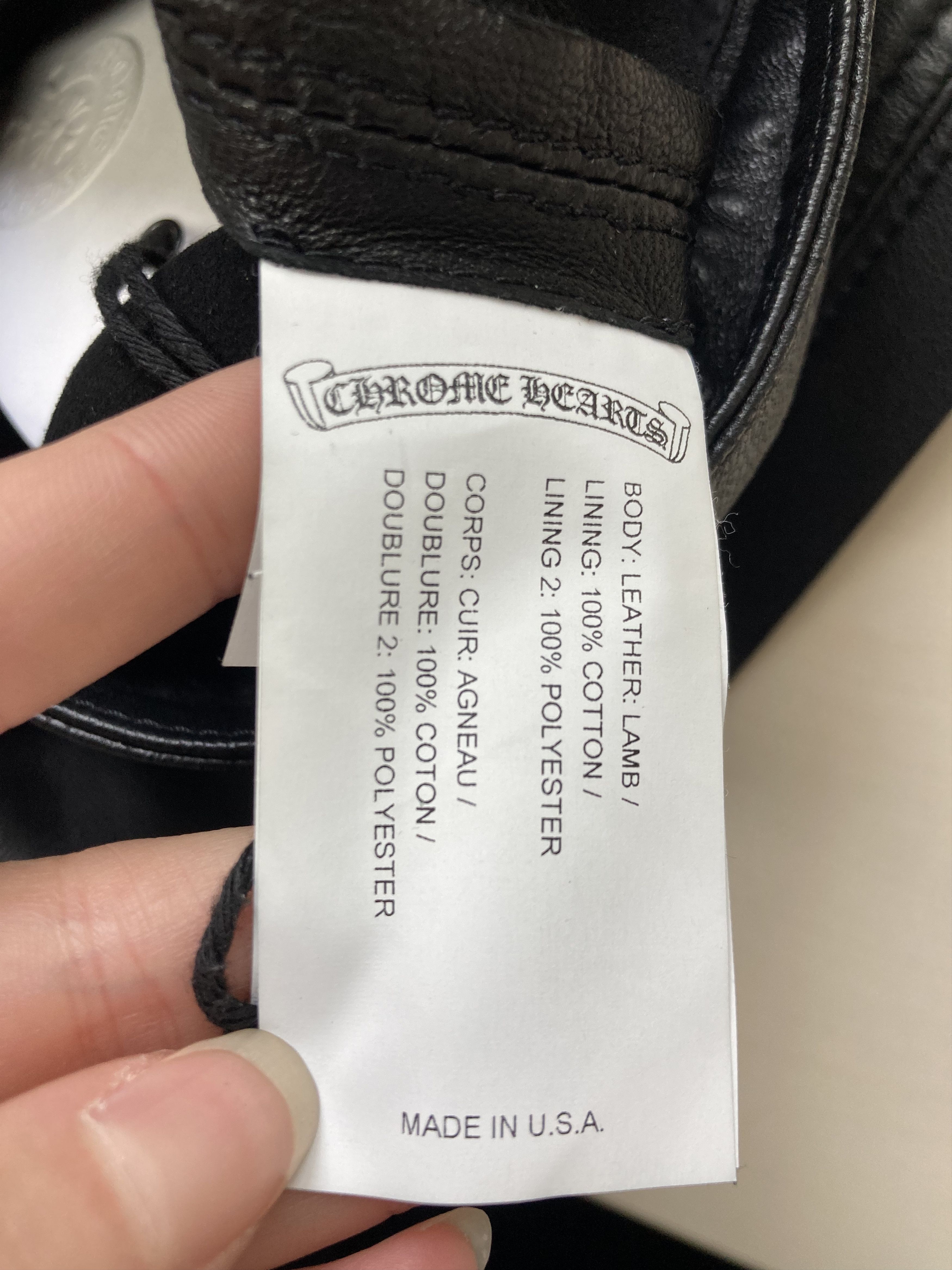 Chrome Hearts Chrome Hearts Leather Cargo Mini Black Skirt Size 4XL / US 24-26 - 10 Thumbnail