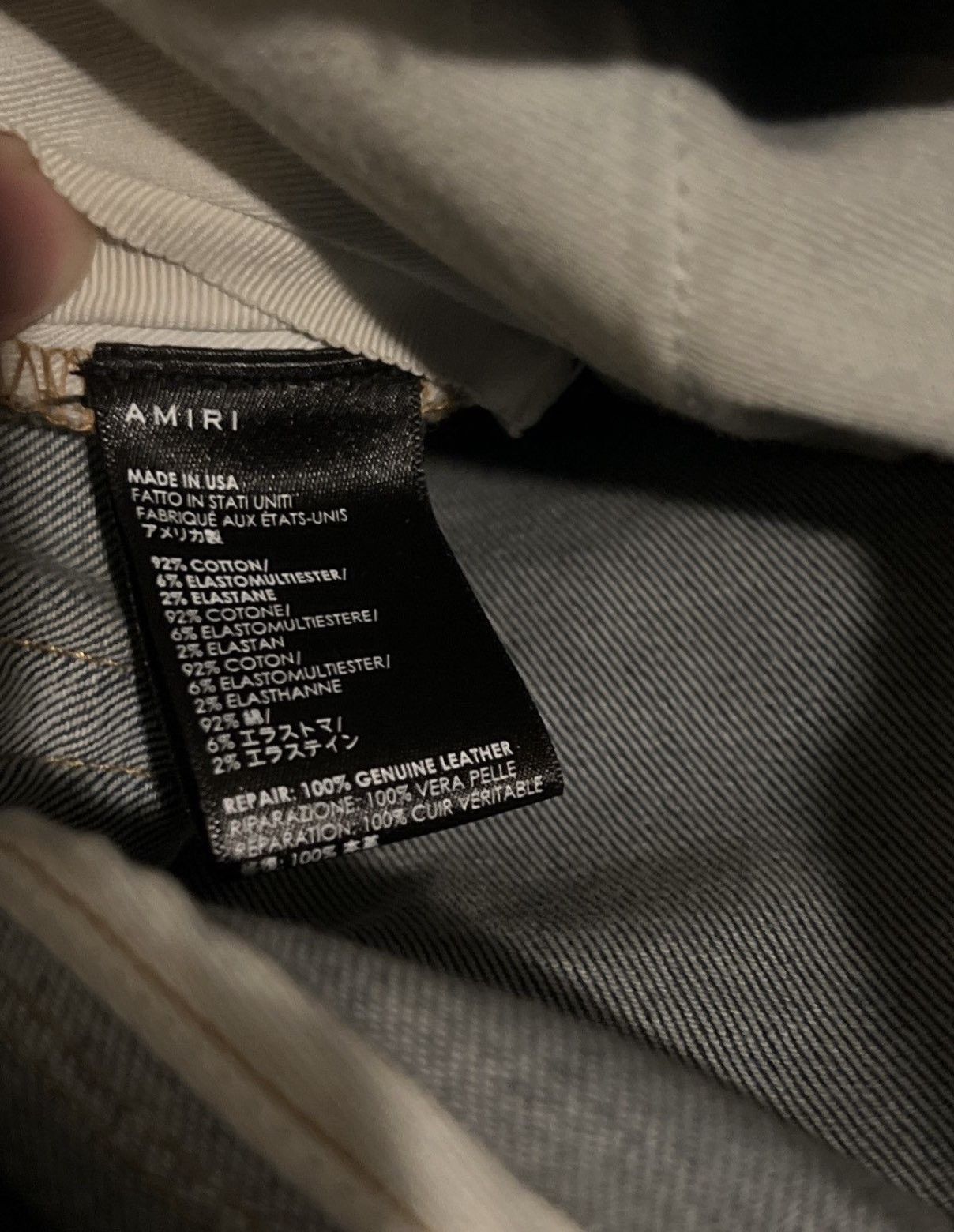 Amiri Amiri Size US 34 / EU 50 - 9 Thumbnail