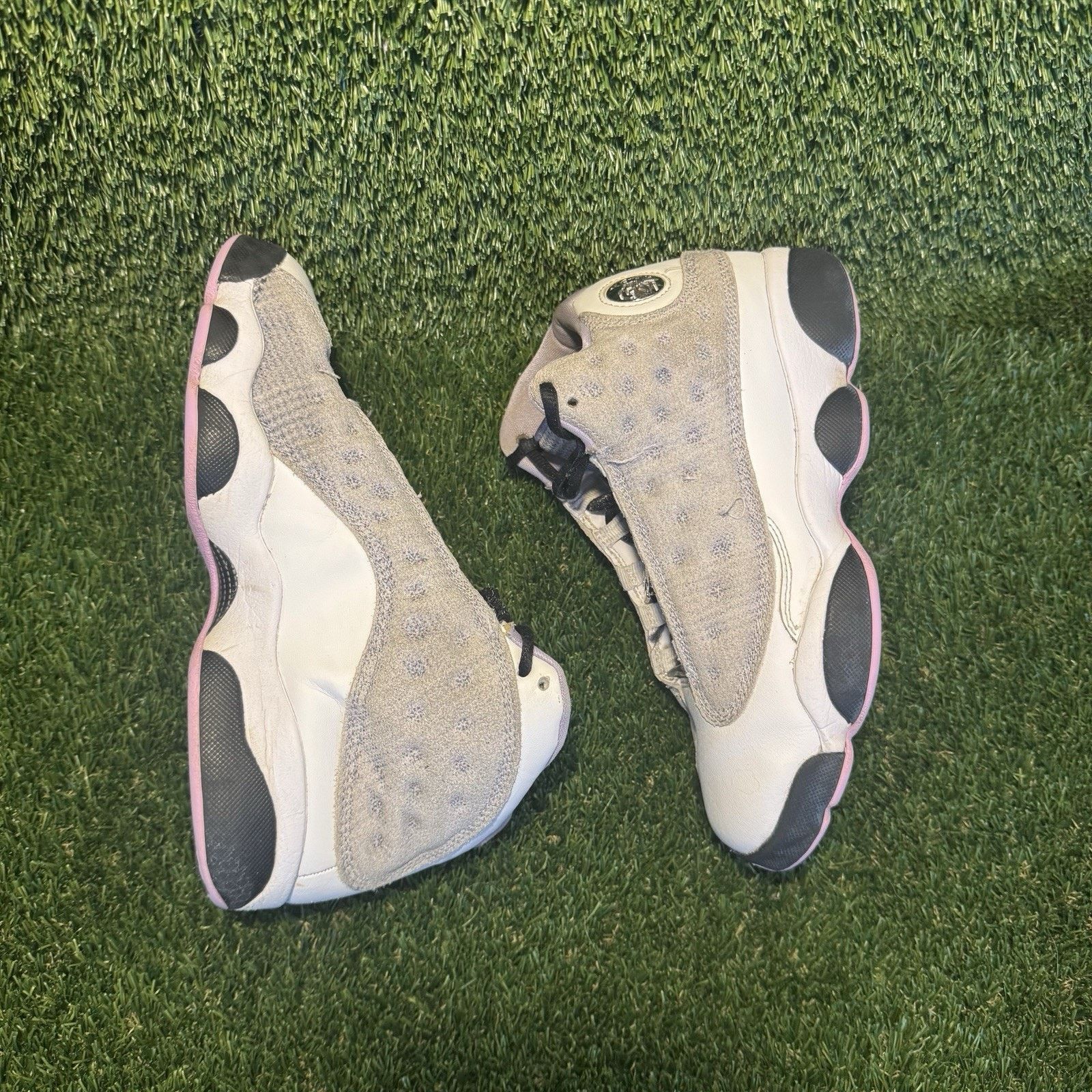 Jordan Brand Size 6W/4.5 (GS) - Jordan 13 Retro Mid Houndstooth Size US 6 / IT 36 - 2 Thumbnail