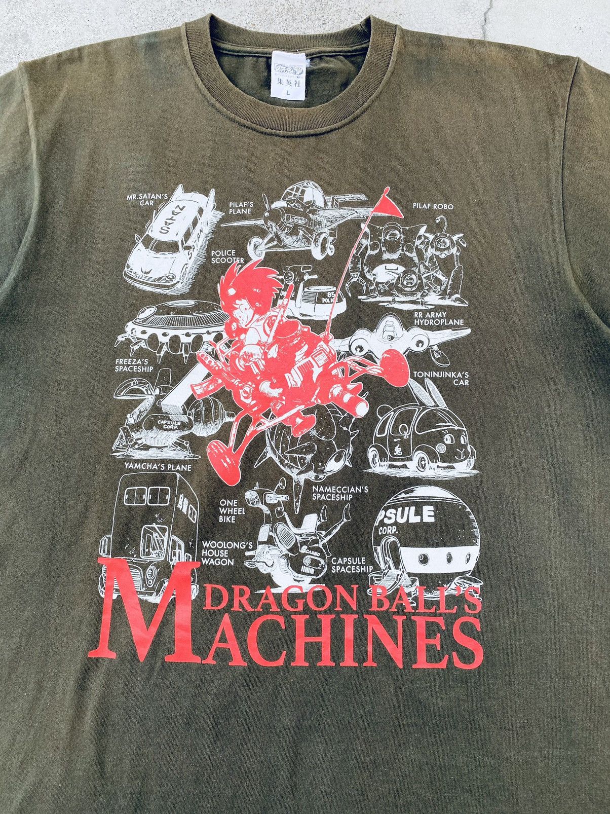 Japanese Brand vintage Anime Dragon Balls Machine Sun Faded Tees Size US L / EU 52-54 / 3 - 3 Thumbnail